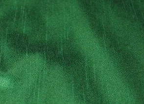 Emerald Shantung Draping