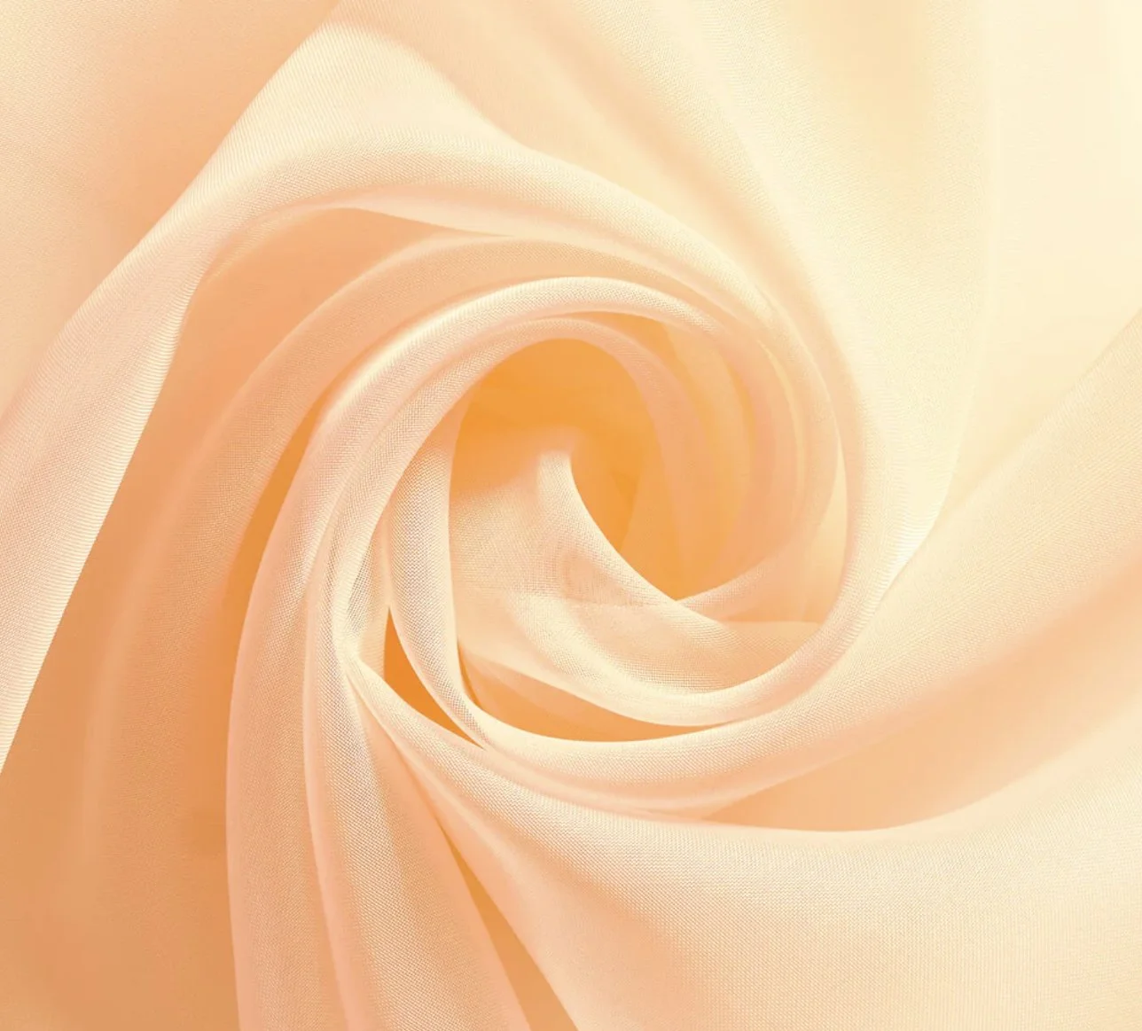 Peach Sheer Draping