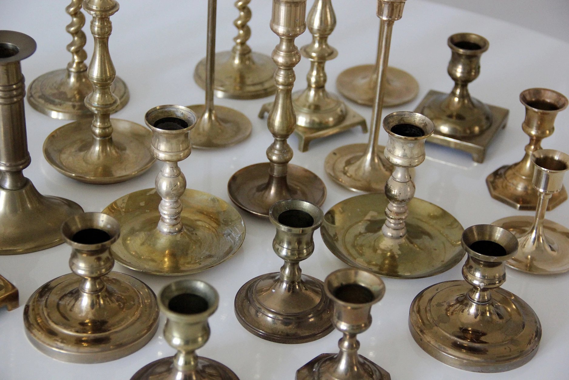 Vintage Brass Candlesticks