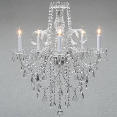 28" Crystal Chandelier