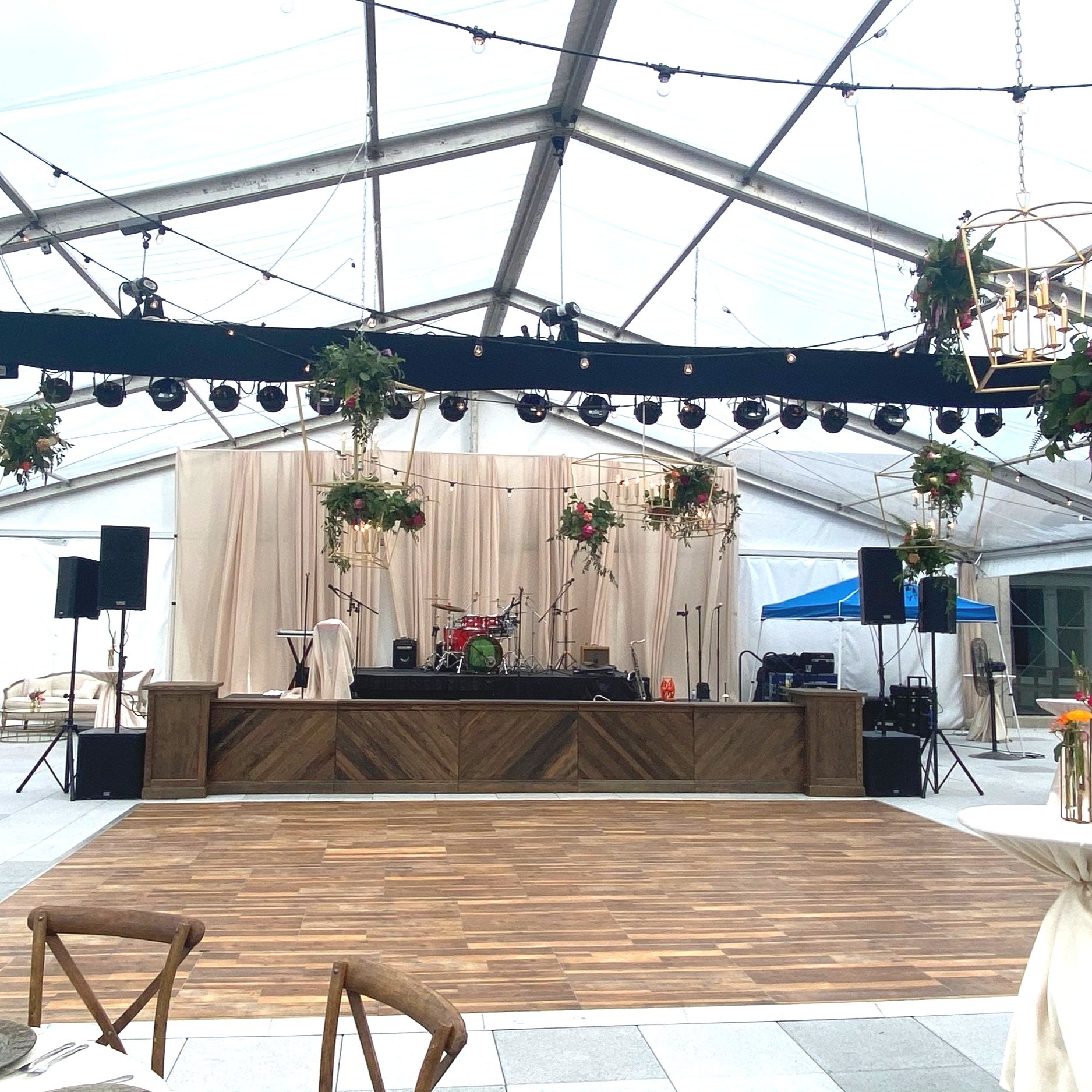 Herrringbone Stage Facade