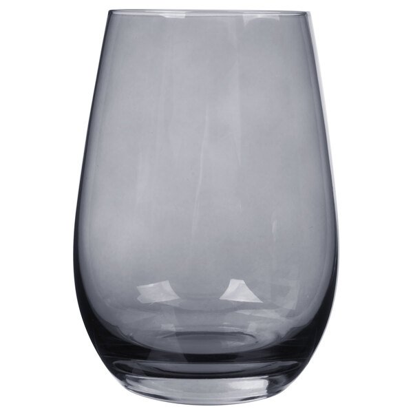 Smoke Gray Crystal Stemless Wine/Tumbler