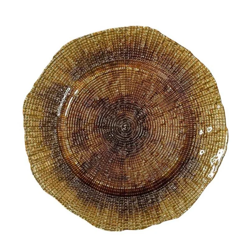 Antique Mosaic Glass Charger