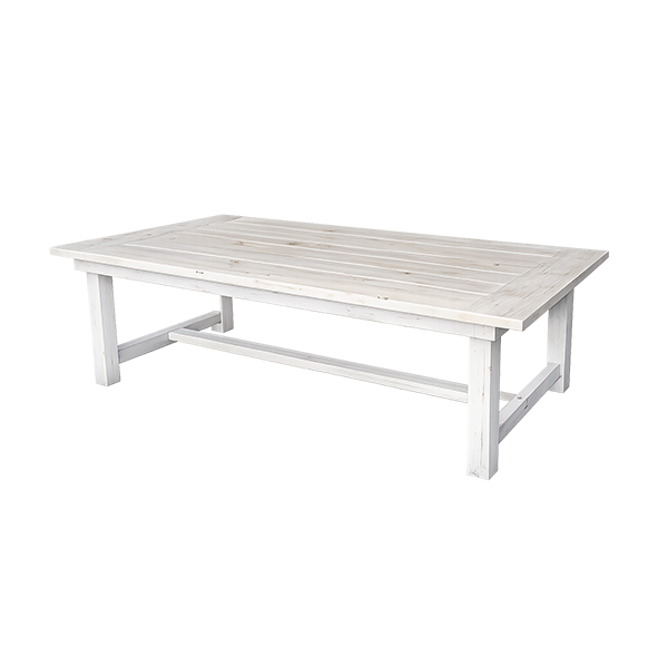 White Vintage Farm Table