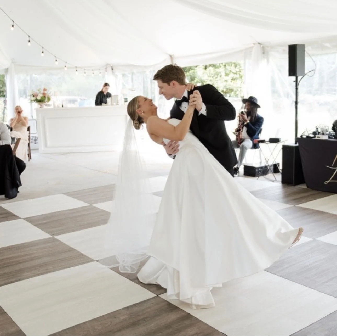 White Sandlewood Dance Floor in Wedding Tent.jpg