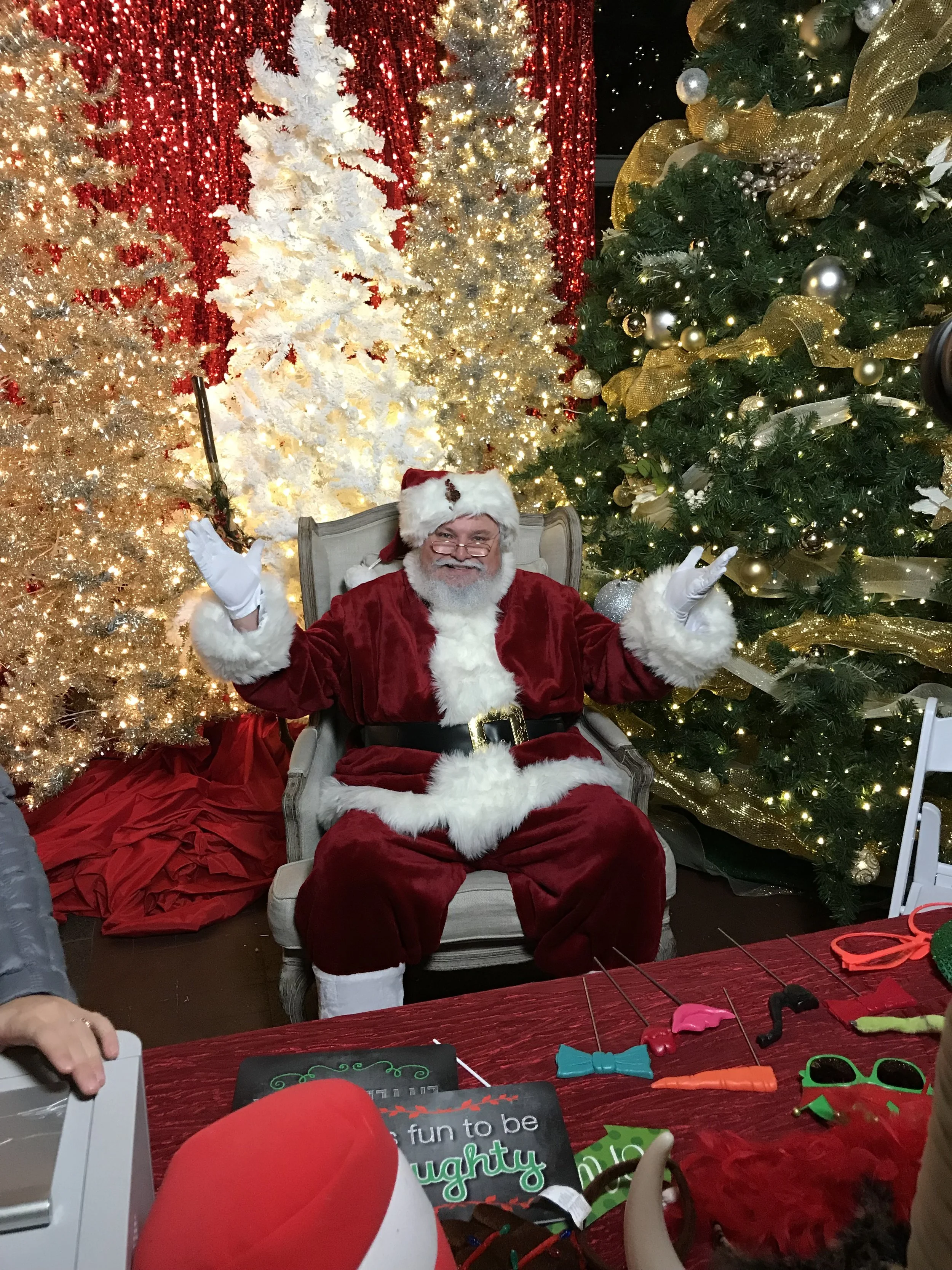 sheer fabric draping for wedding ceremony