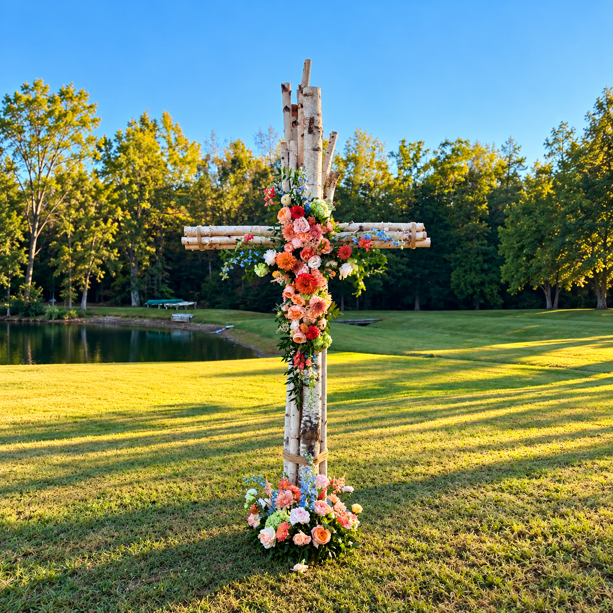 Luma Designs White Birch Wedding Cross .png