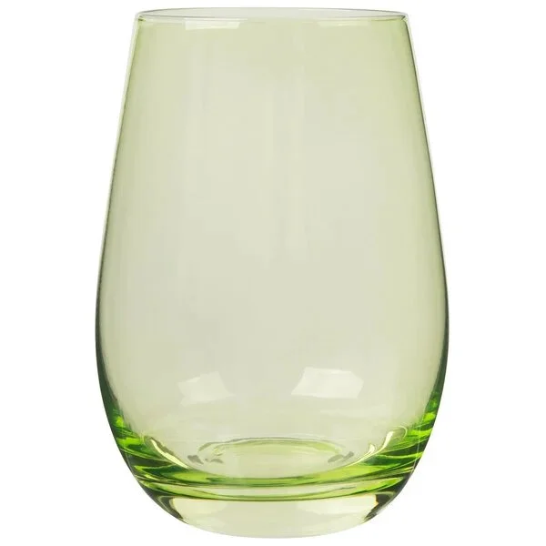 Green Crystal Stemless Wine/Tumbler