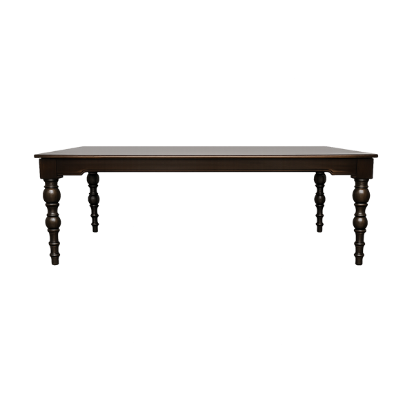 Dark Wood Dining Table