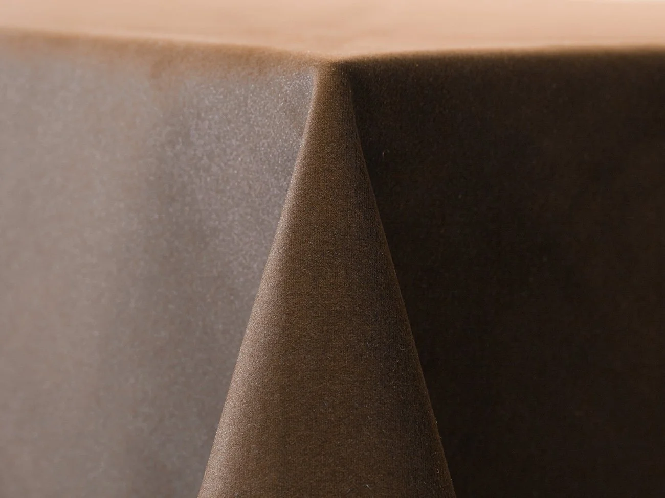 Chocolate Velvet Draping