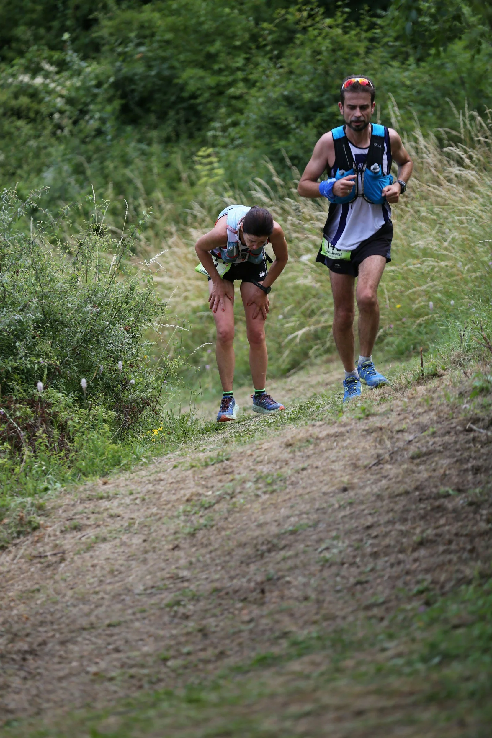 A teen who is pushing themselves too hard while running and has an eating disorder and compulsively exercises