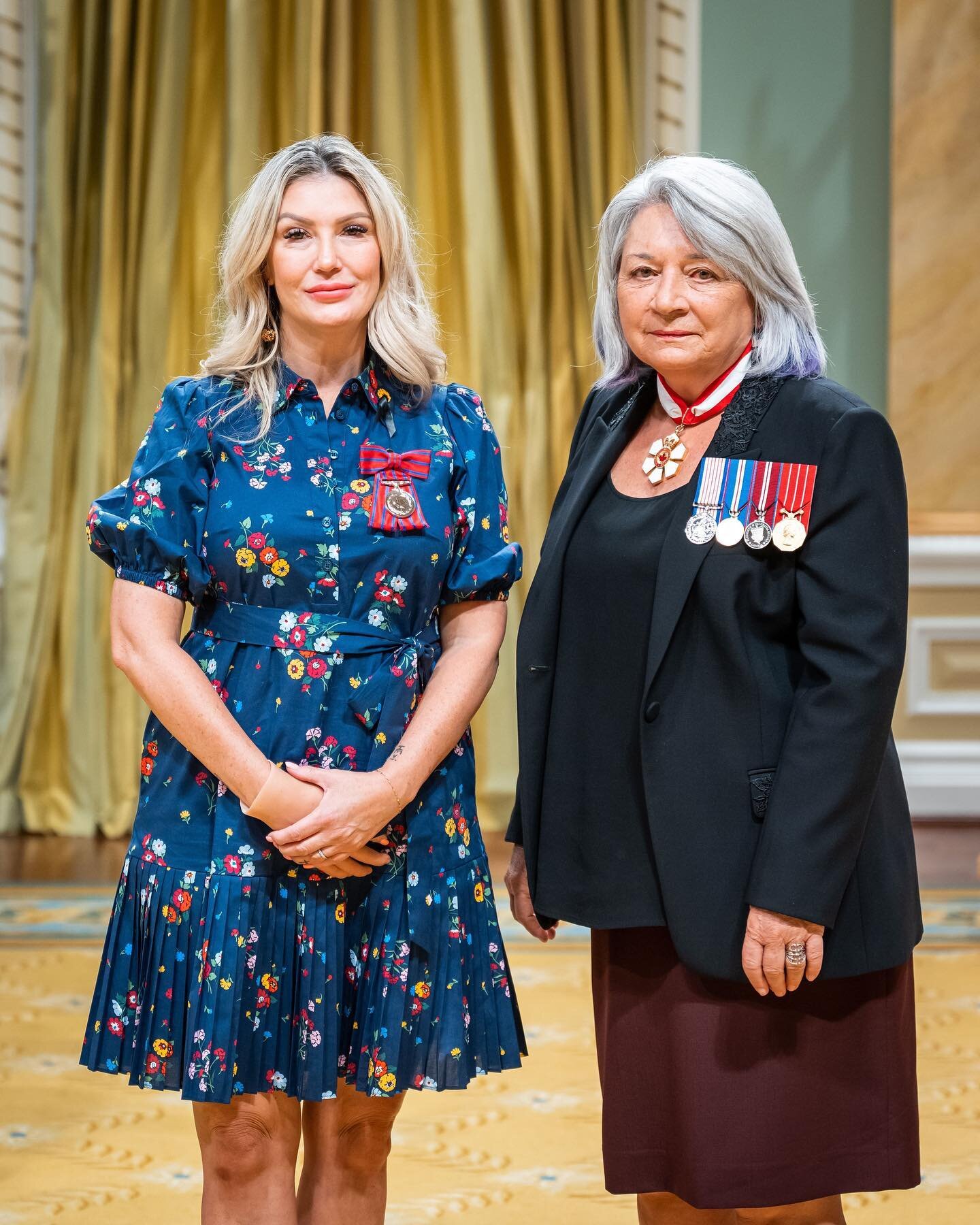 This is our patient Julie Callaghan who received her completed prosthetic this week! Julie recently received a Medal of Bravery from The Governor General in recognition of an act of bravery in hazardous circumstances. In May 2018 Julie attempted to r
