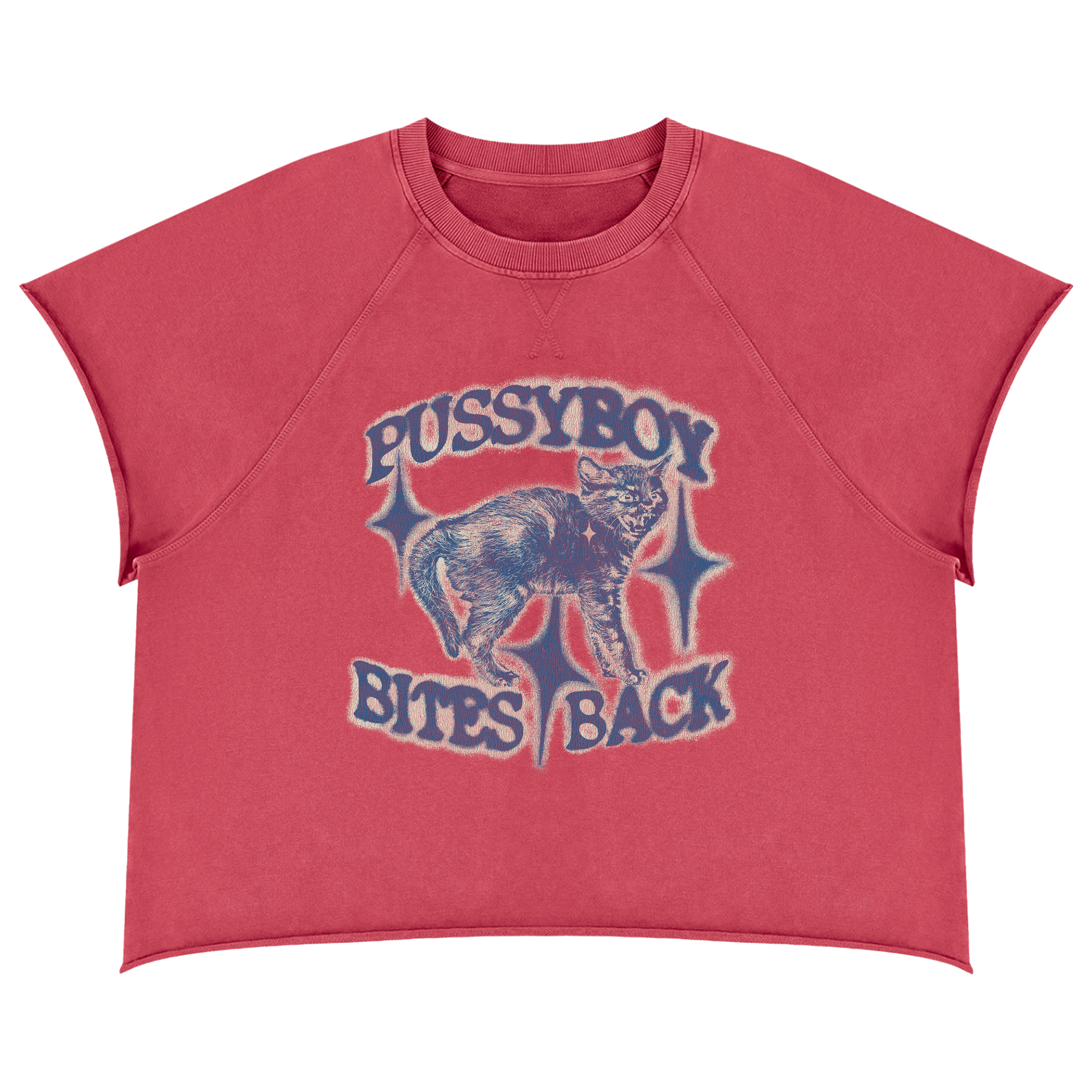 BITES BACK RAW EDGE TEE