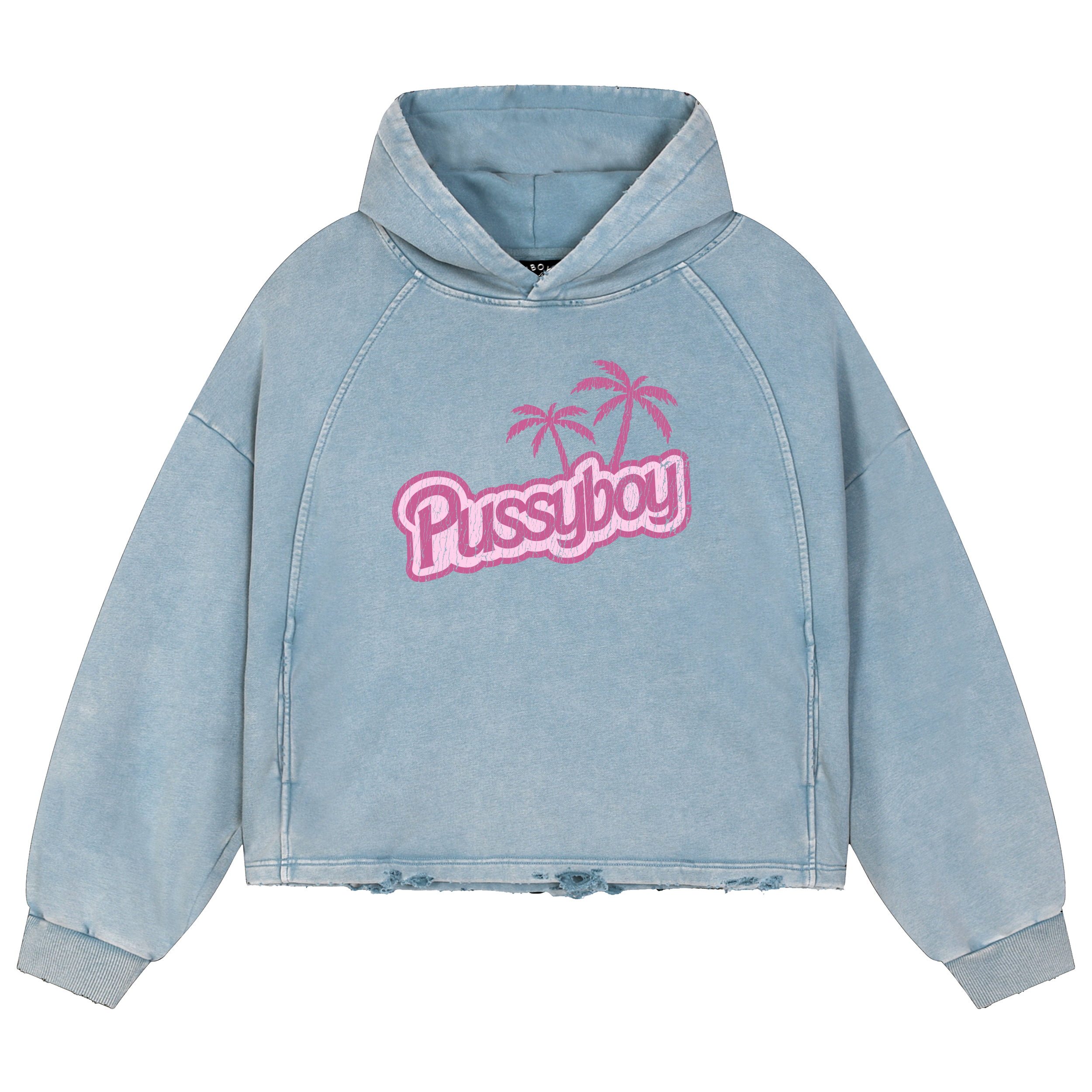 BOY TOY DISTRESSED HOODIE