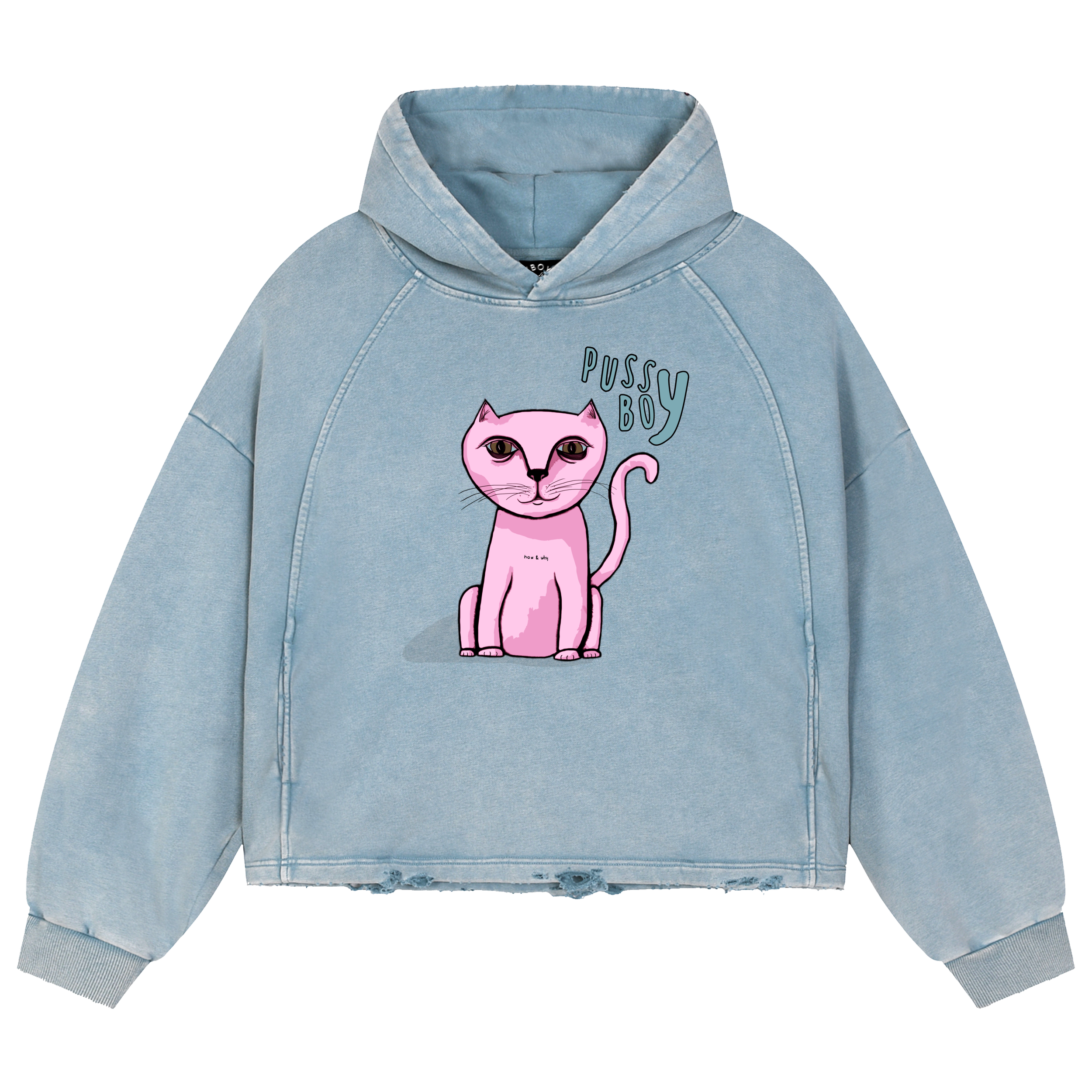 OG PUSSYBOY DISTRESSED HOODIE