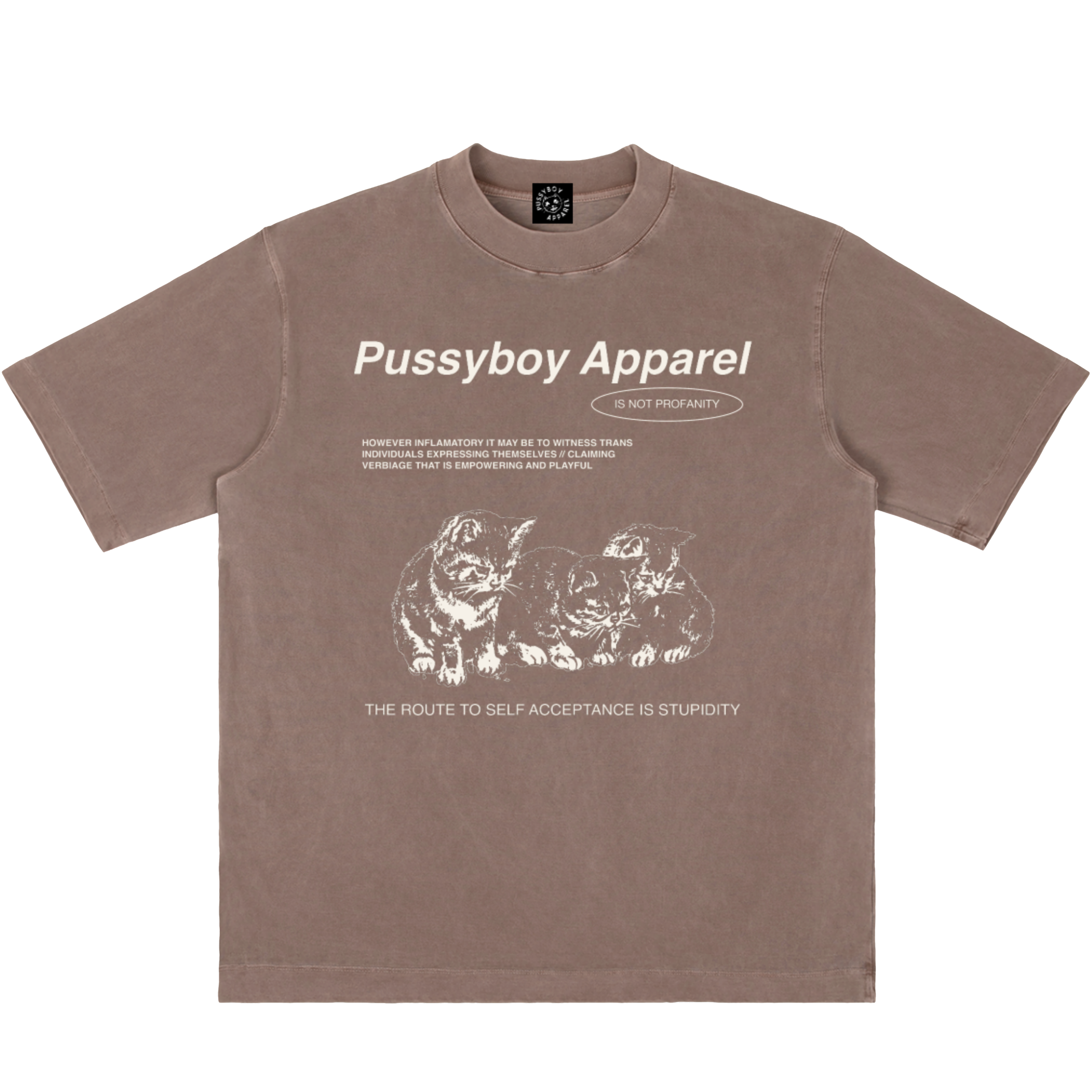 NOT PROFANITY DROP SHOULDER TEE