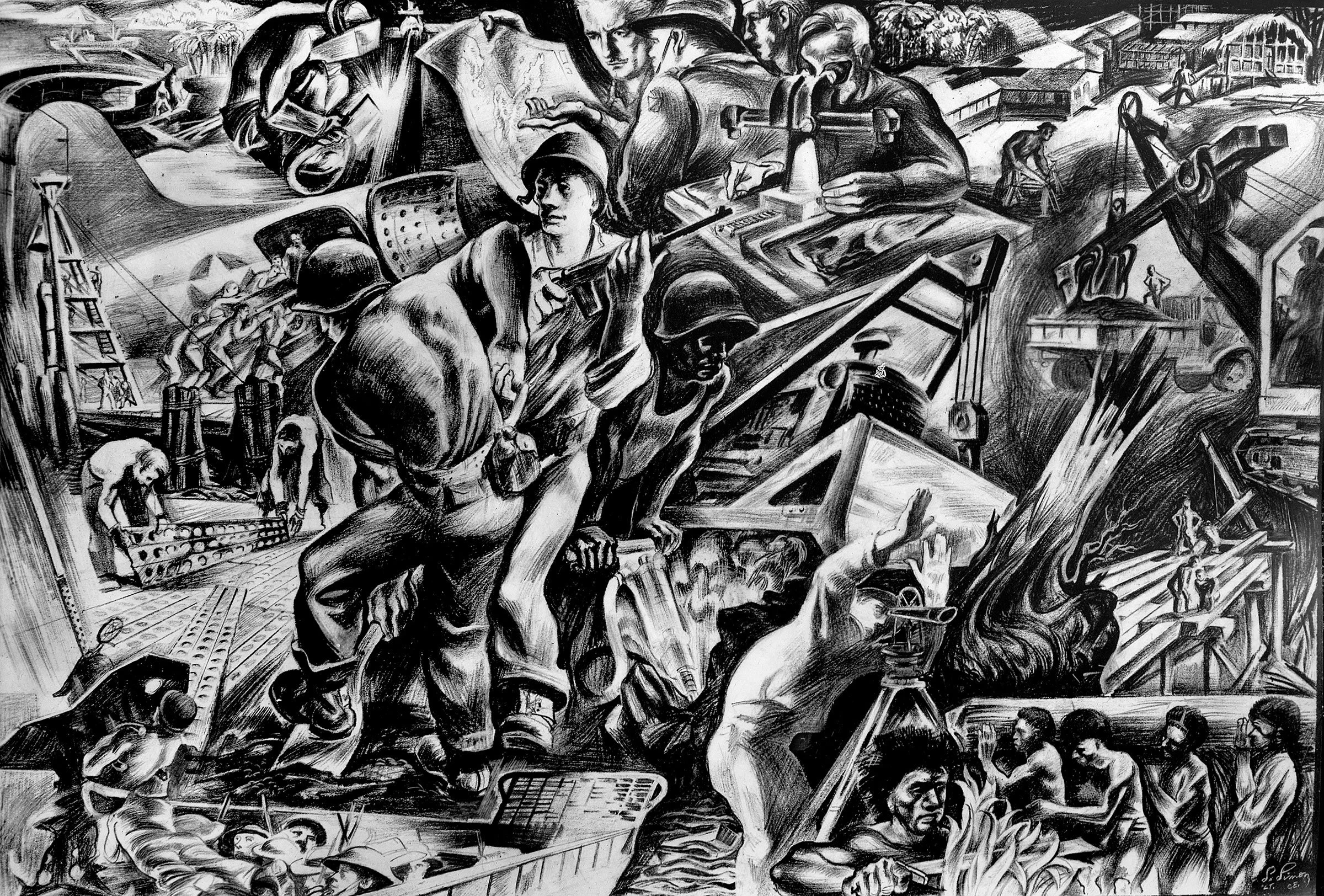 Poster for US ENGRS – Litho