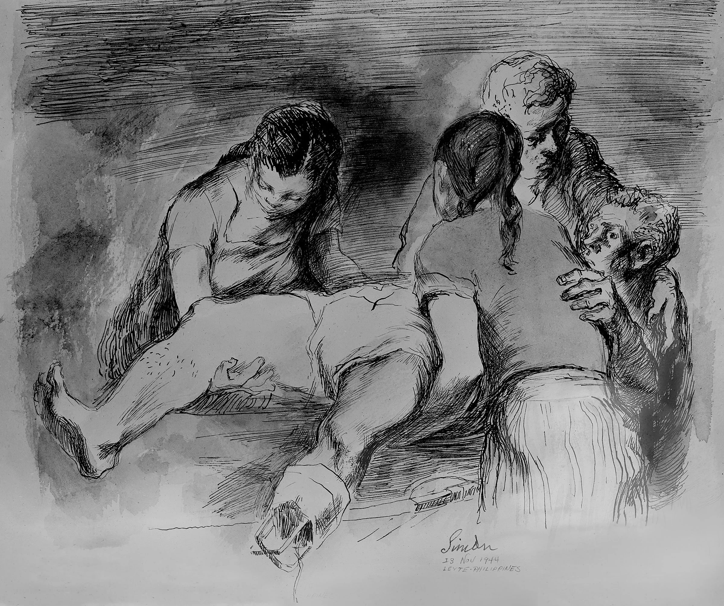 Boy with his foot cut short