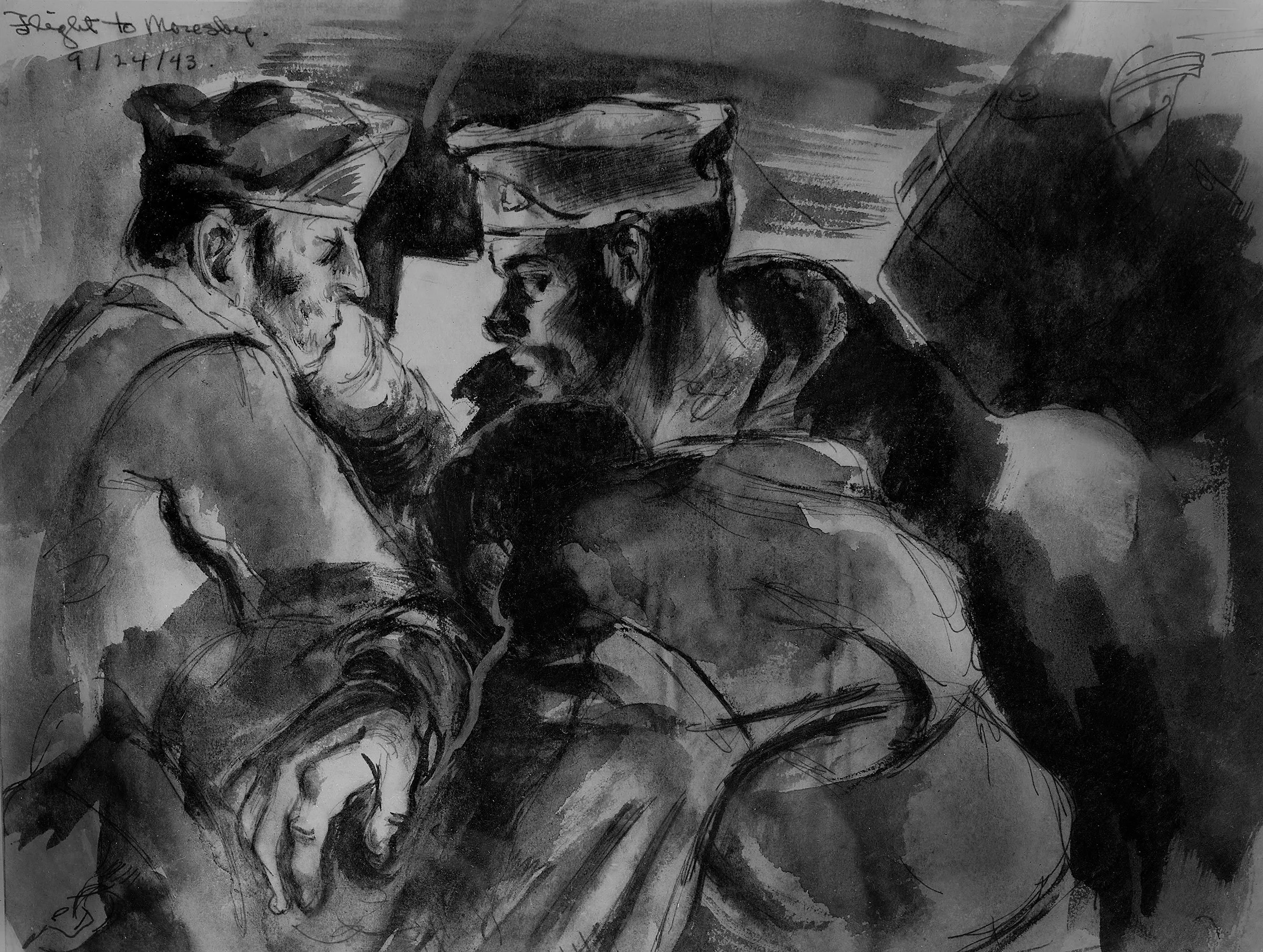 Flight to Moresby 9-24-43