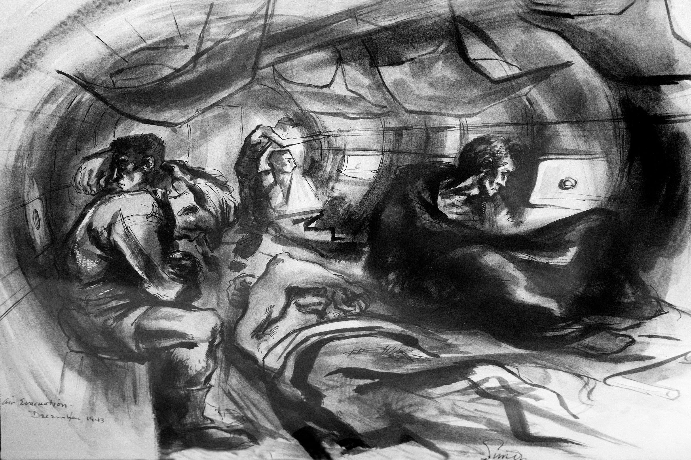 Air Evacuation December 1943