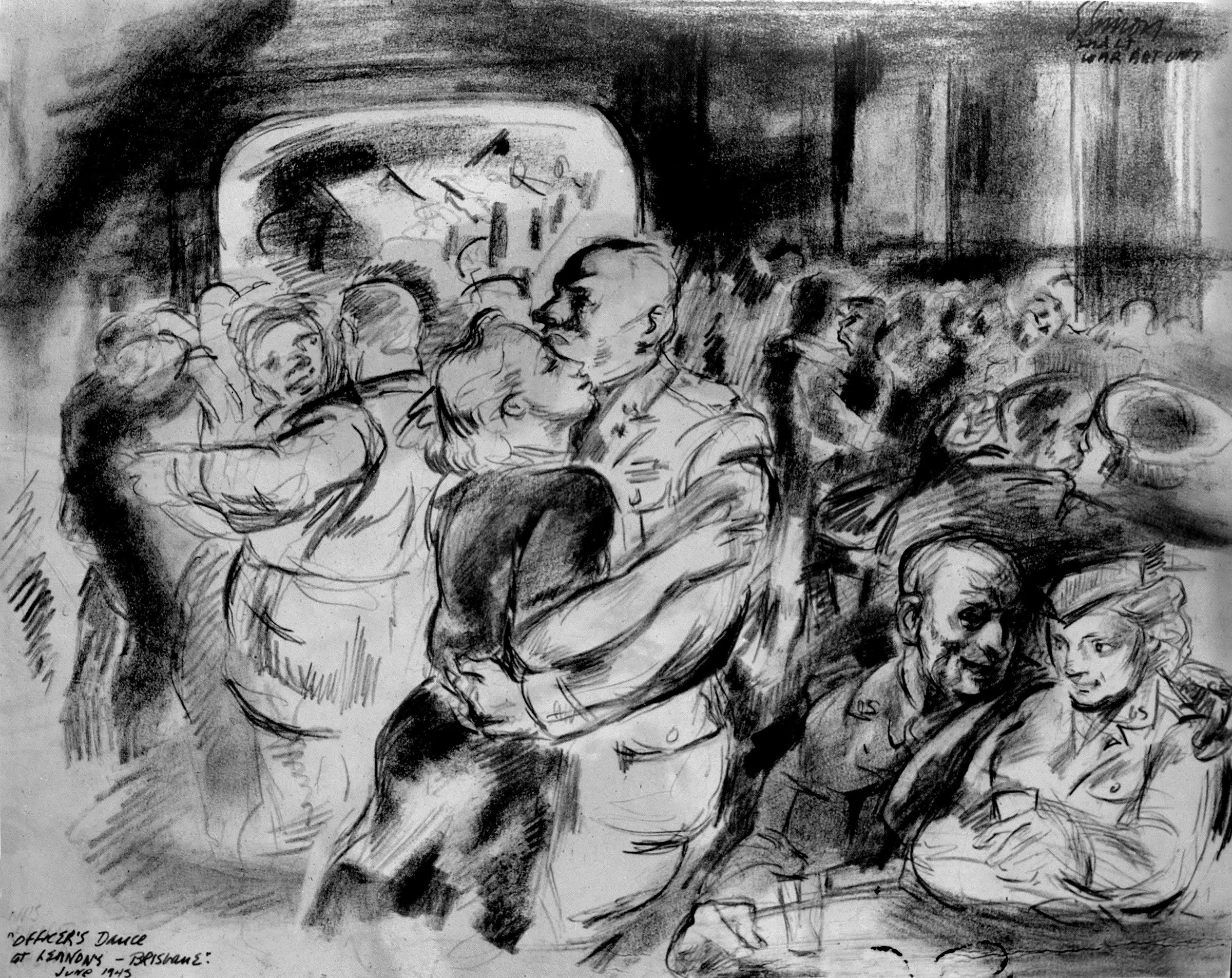 Officers Dance  at Lennon's Brisance June 1943