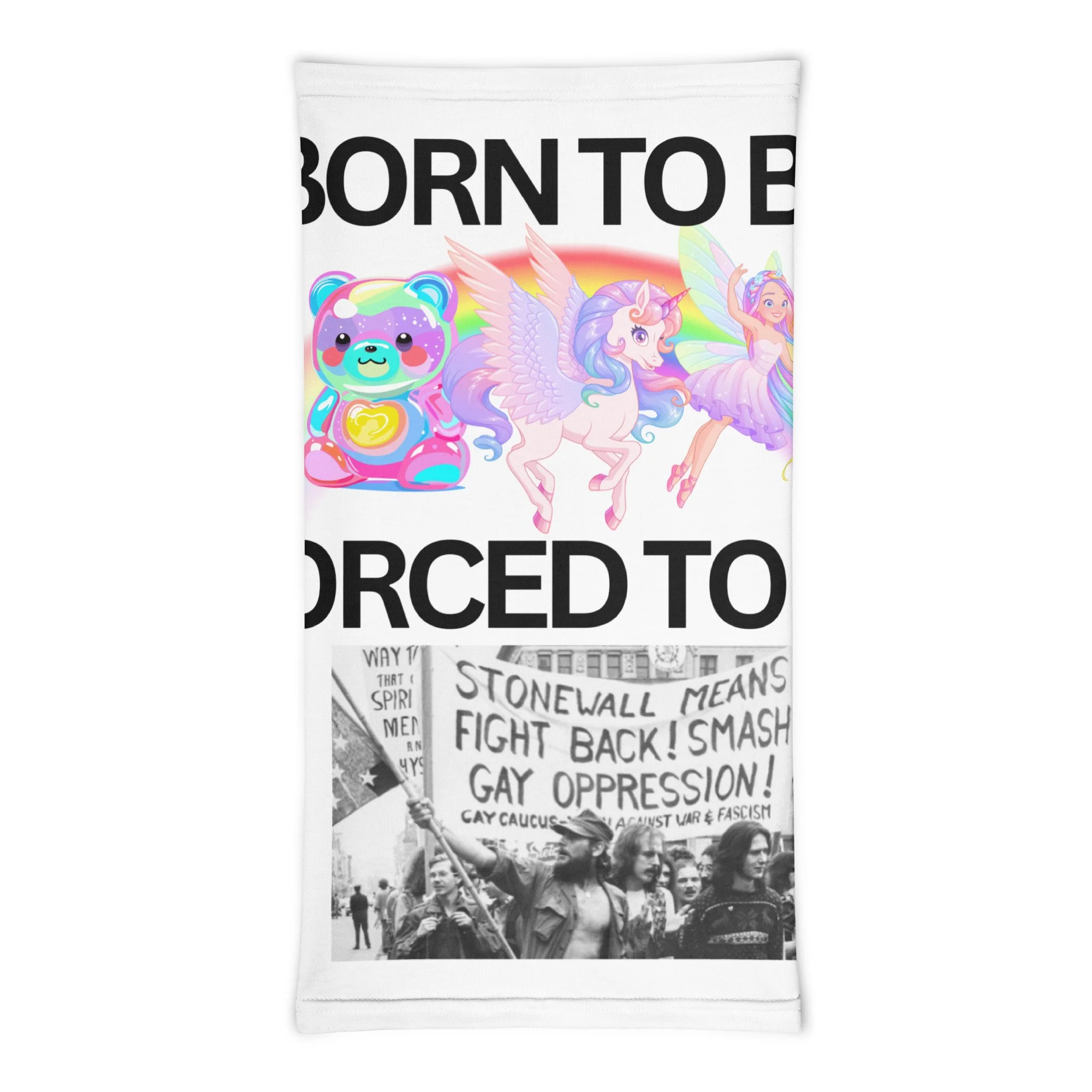 Stonewall LGBTQ Gay Pride Meme Neck Gaiter
