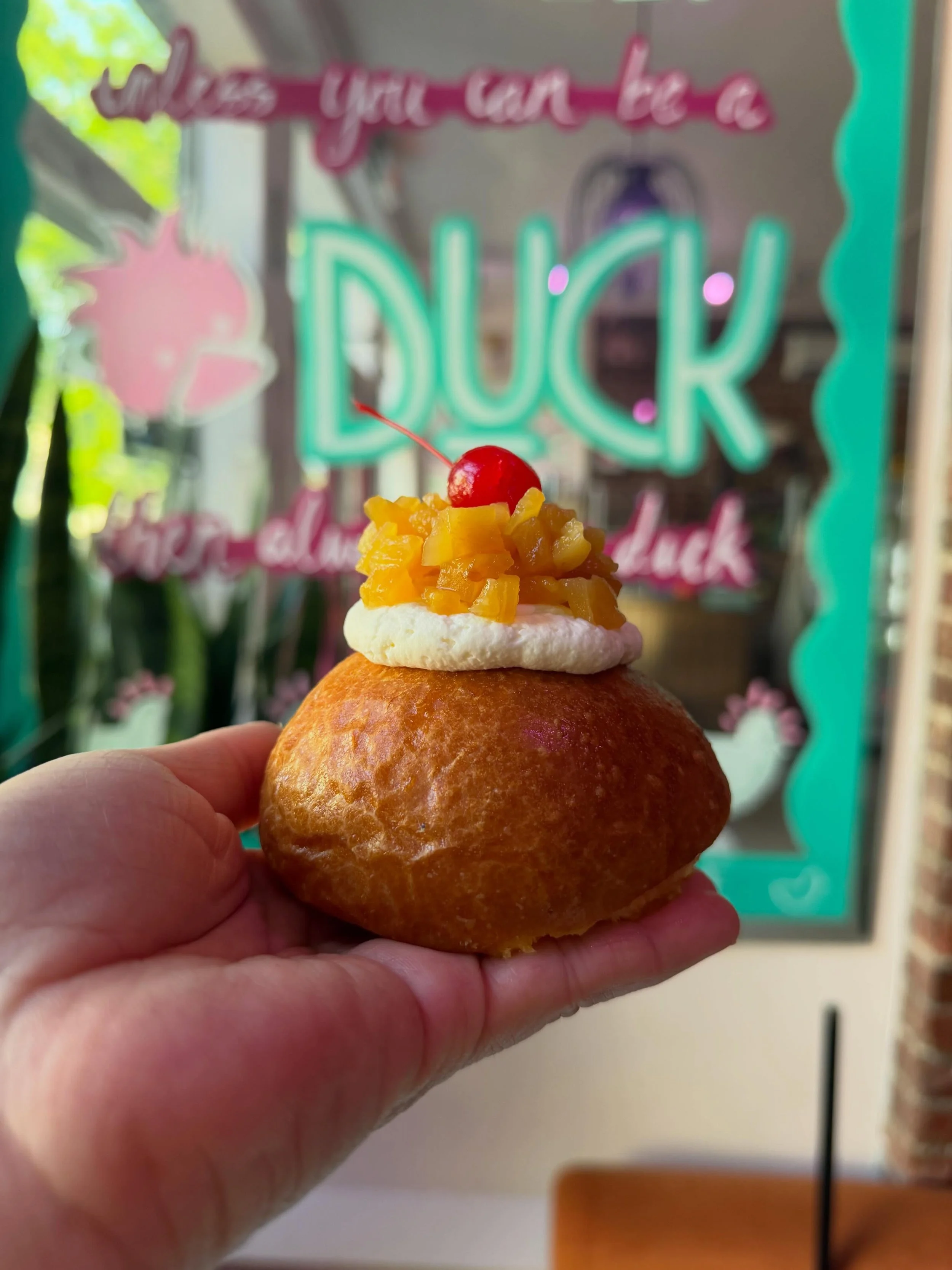 Out take on Upside Down Pineapple Cake with a dash of 🍋 &hellip; pur Trocas have been around for 8 years.. since our days @chavalmaine  brunch.. our ultra buttery brioche with house custards and all the goodies we craved #breakfastclub #westend #tro