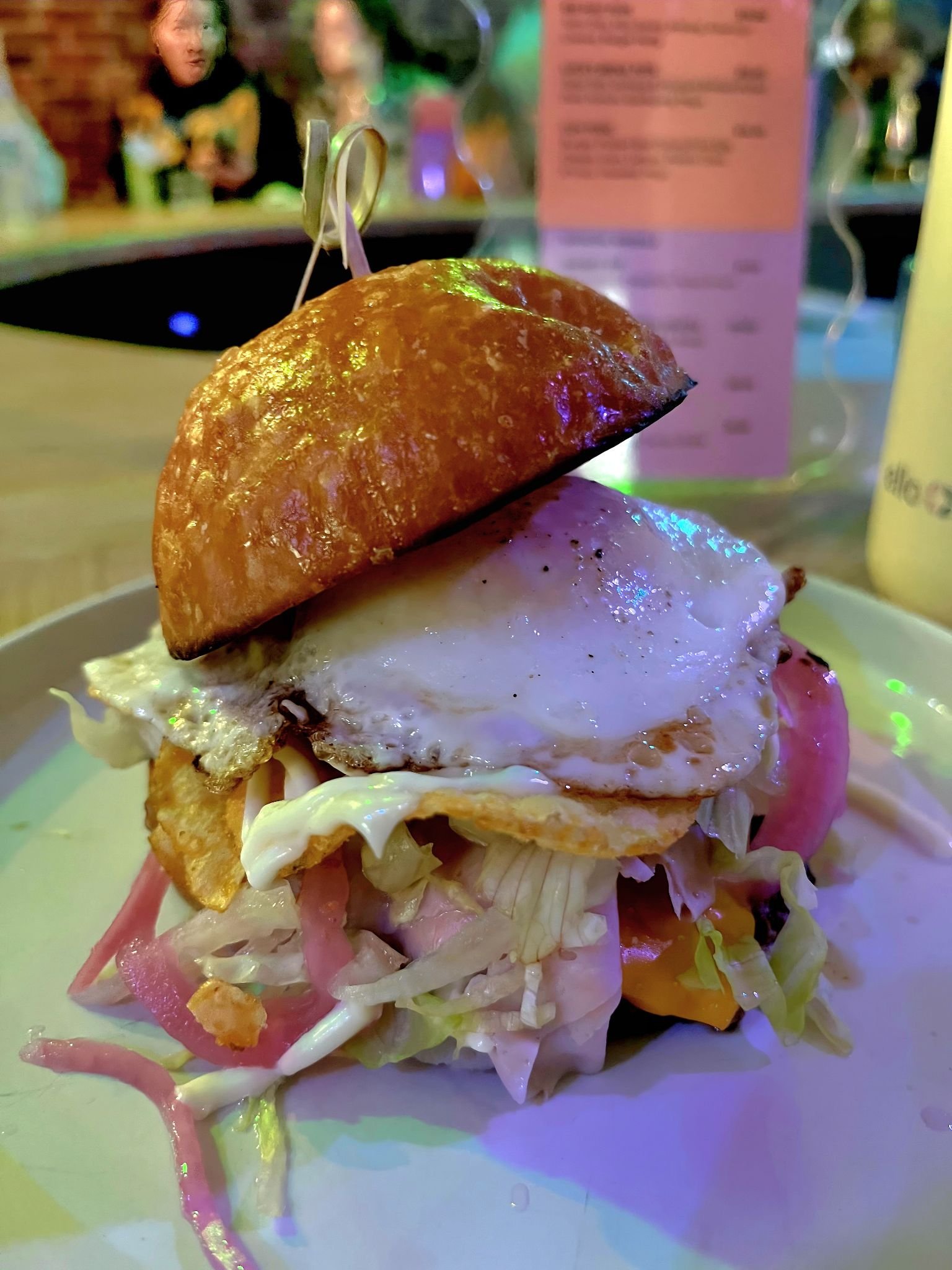 RuPaul's Drag Race Viewing party Portland Maine - Food late night Menu - Con todo Burger