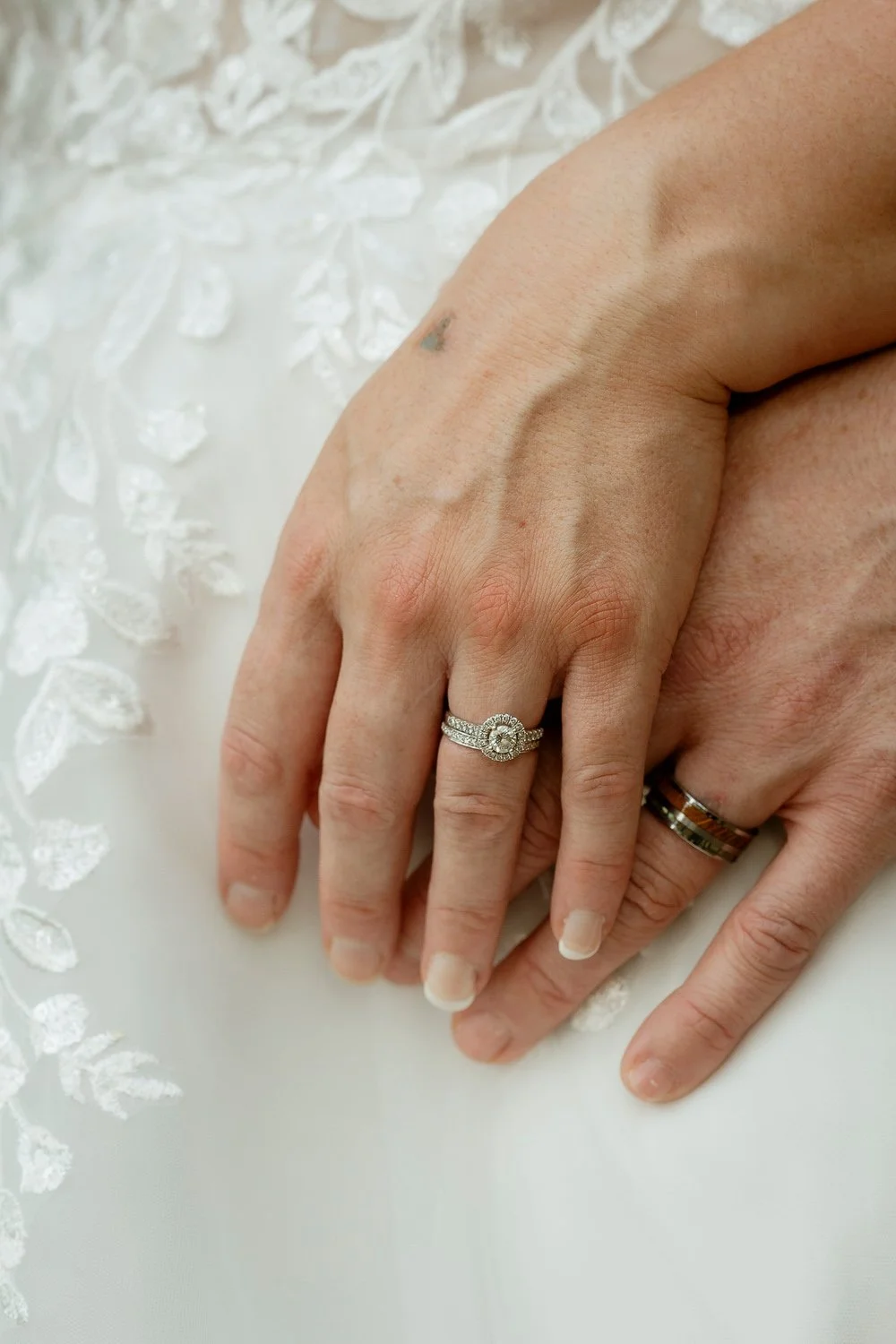 Wedding Ring Detail Photograph