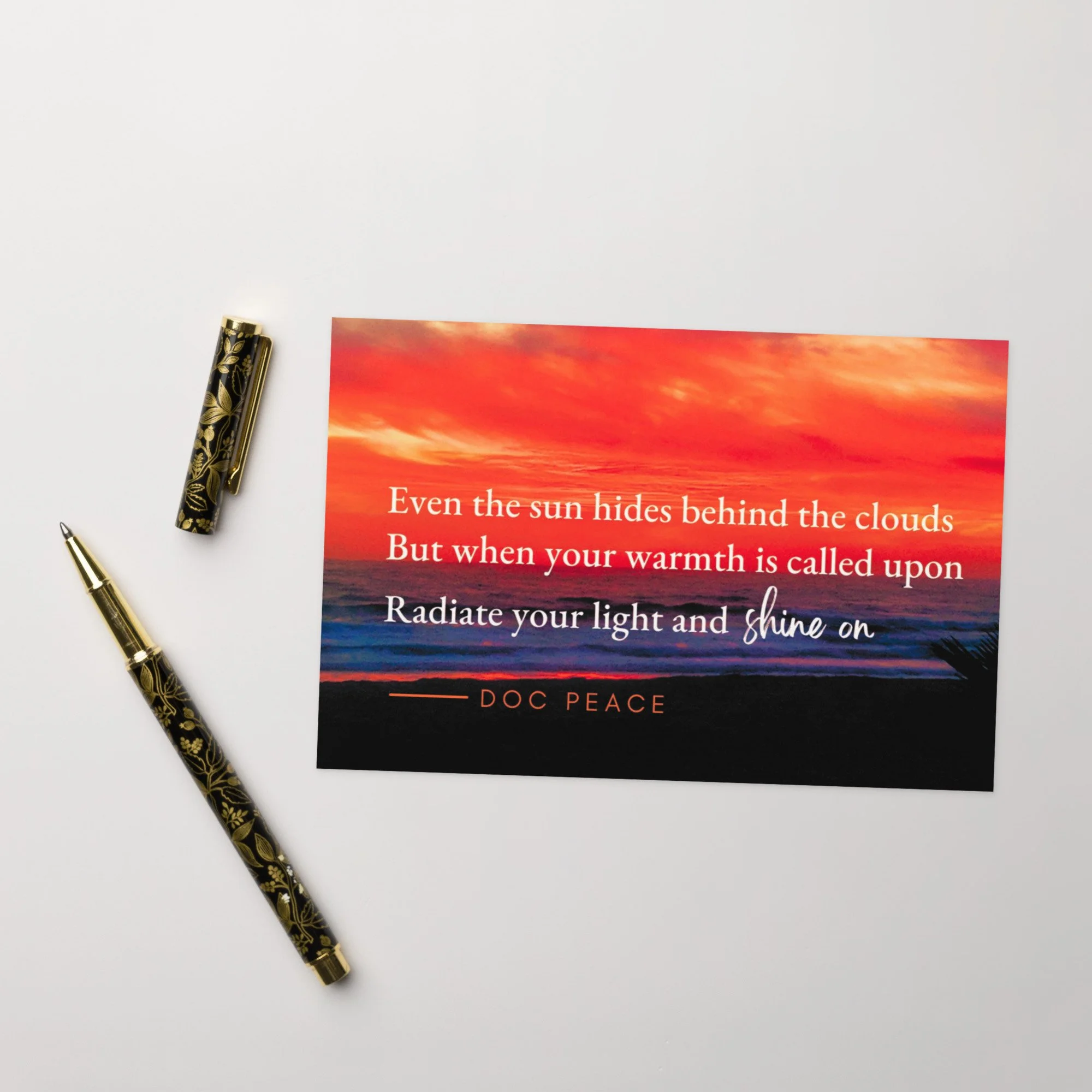 Radiate your light — Greeting Card 3 Pack