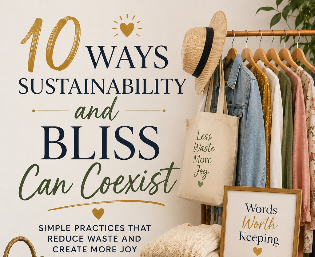 10 Ways Sustainability and Bliss Can Coexist