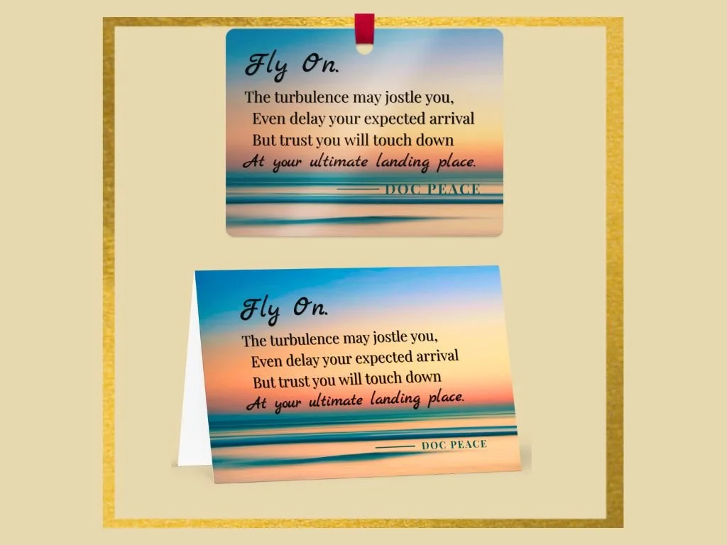 Fly On Card + Ornament Keepsake Gift Set