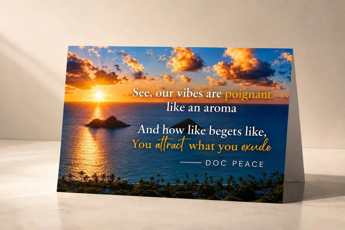 You Attract What You Exude Floverb™ Keepsake Gift Set