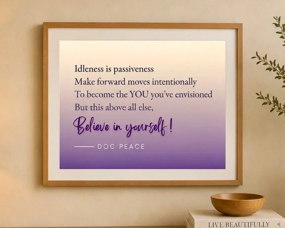 Frame-worthy Believe in Yourself Reminder Card — Greeting Card Set of 3