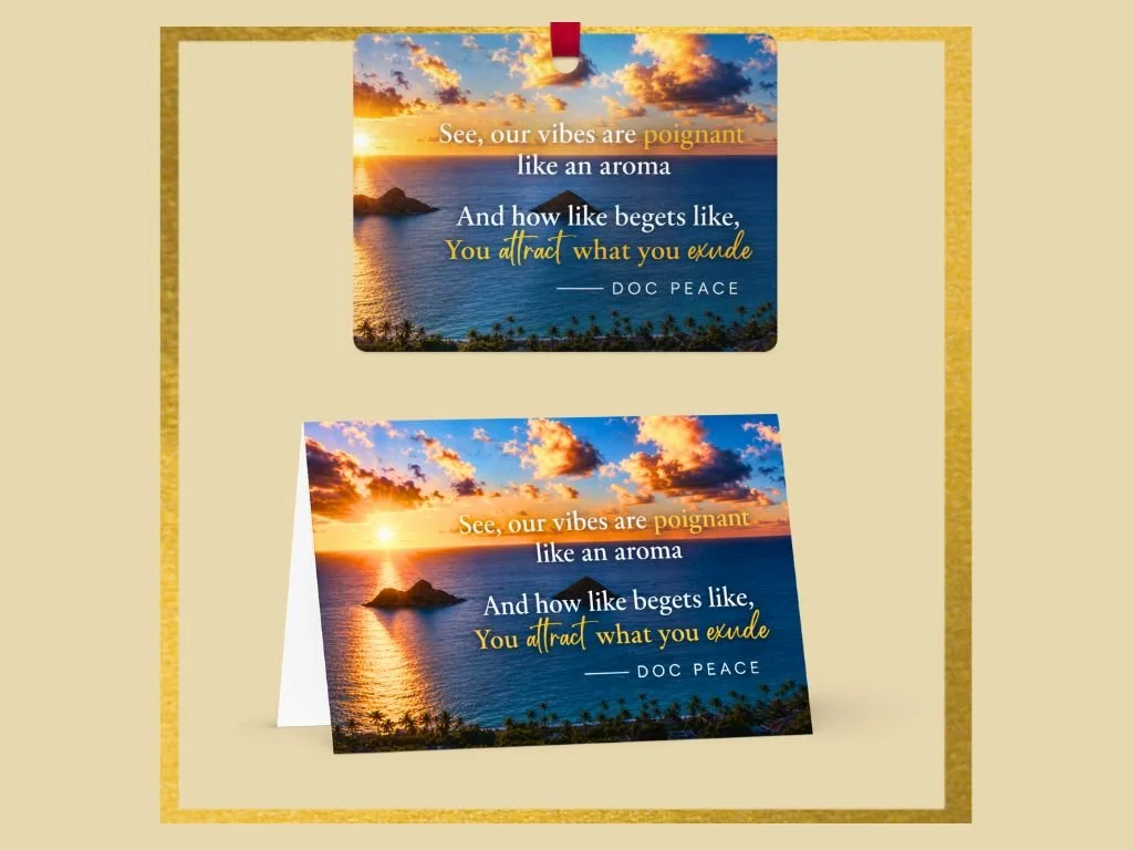 Attract What You Exude Card + Ornament Keepsake Gift Set