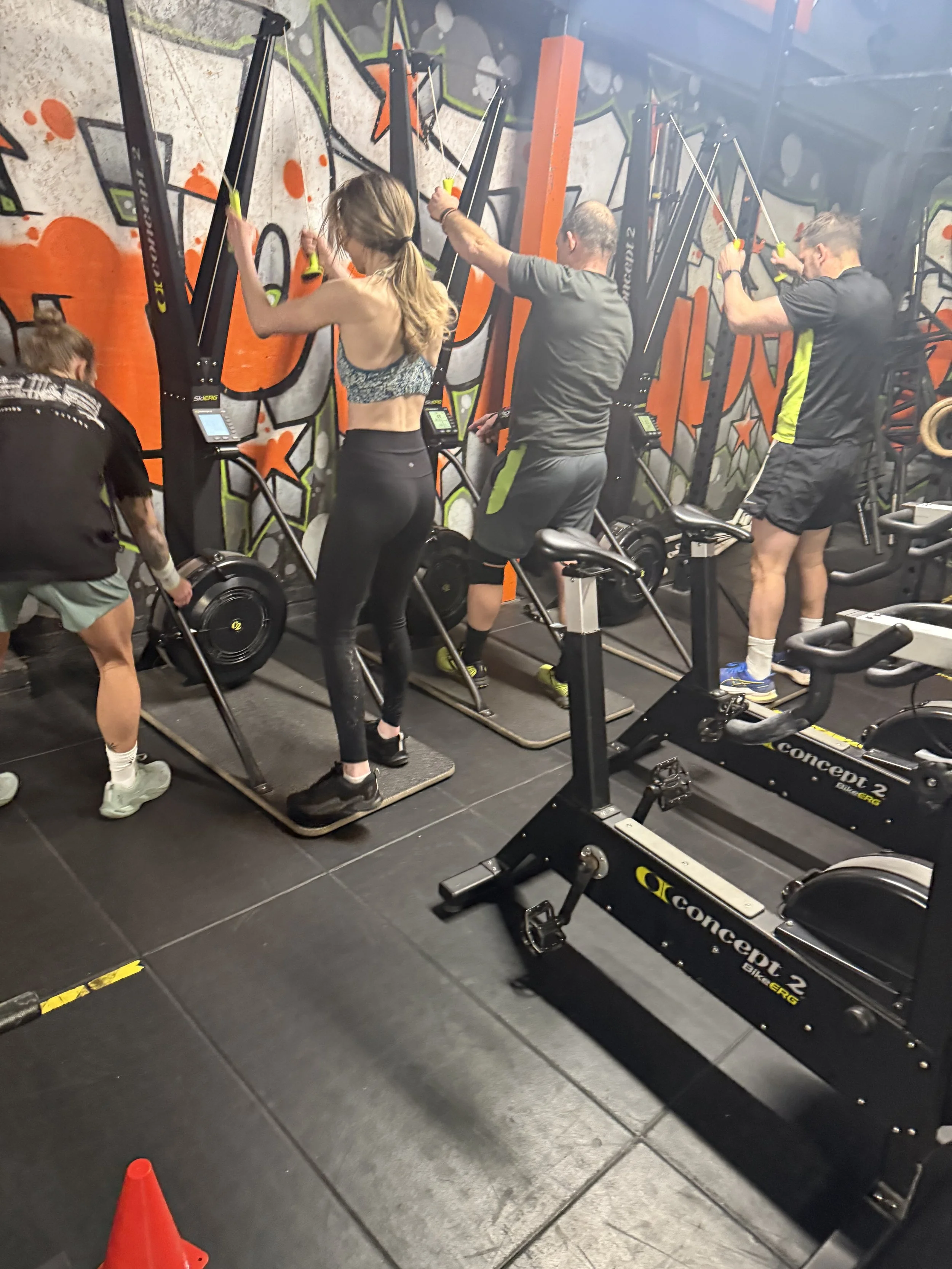 Hyrox race training at AFS Andover