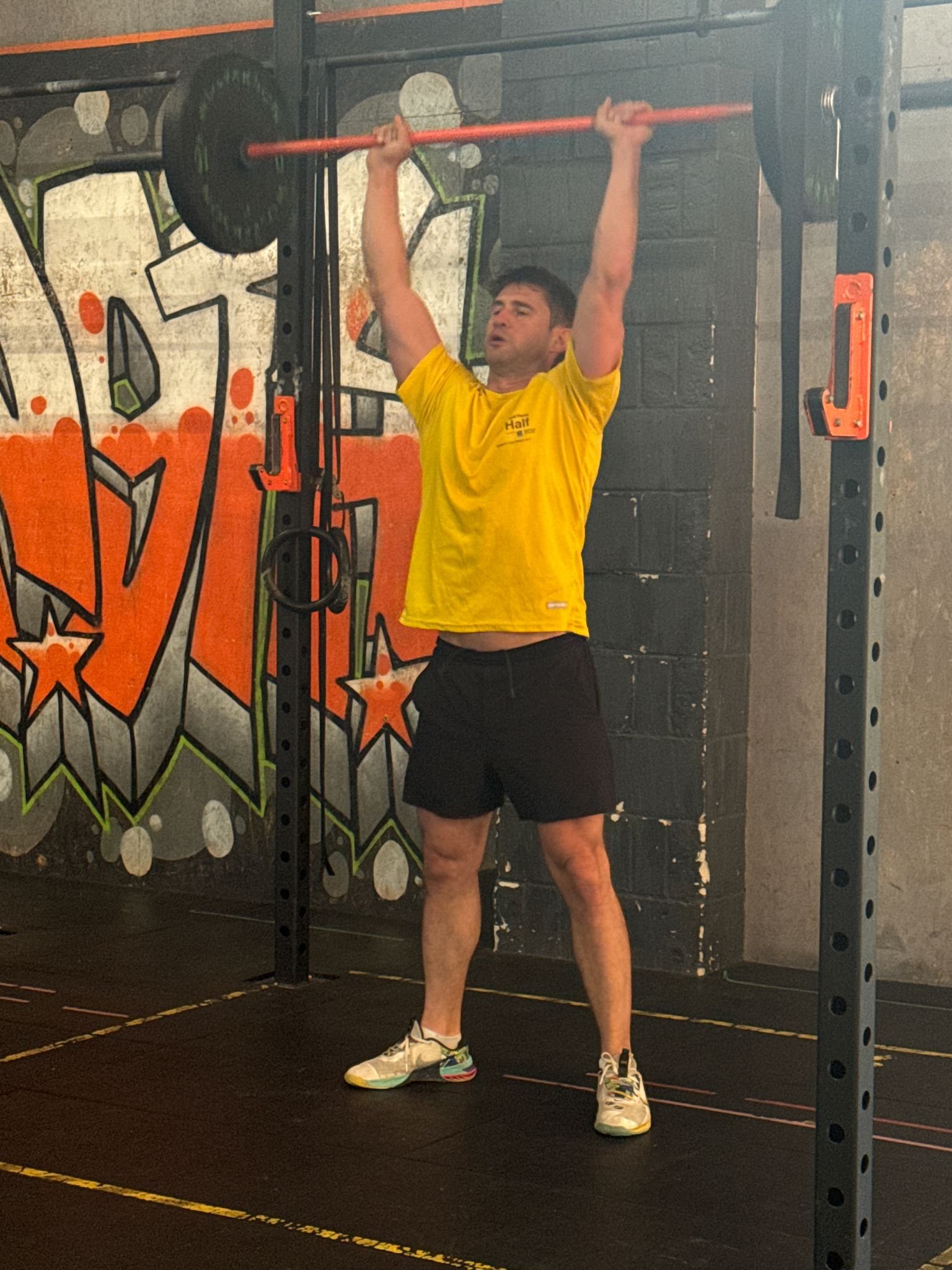 Strength training at AFS hybrid training gym Andover