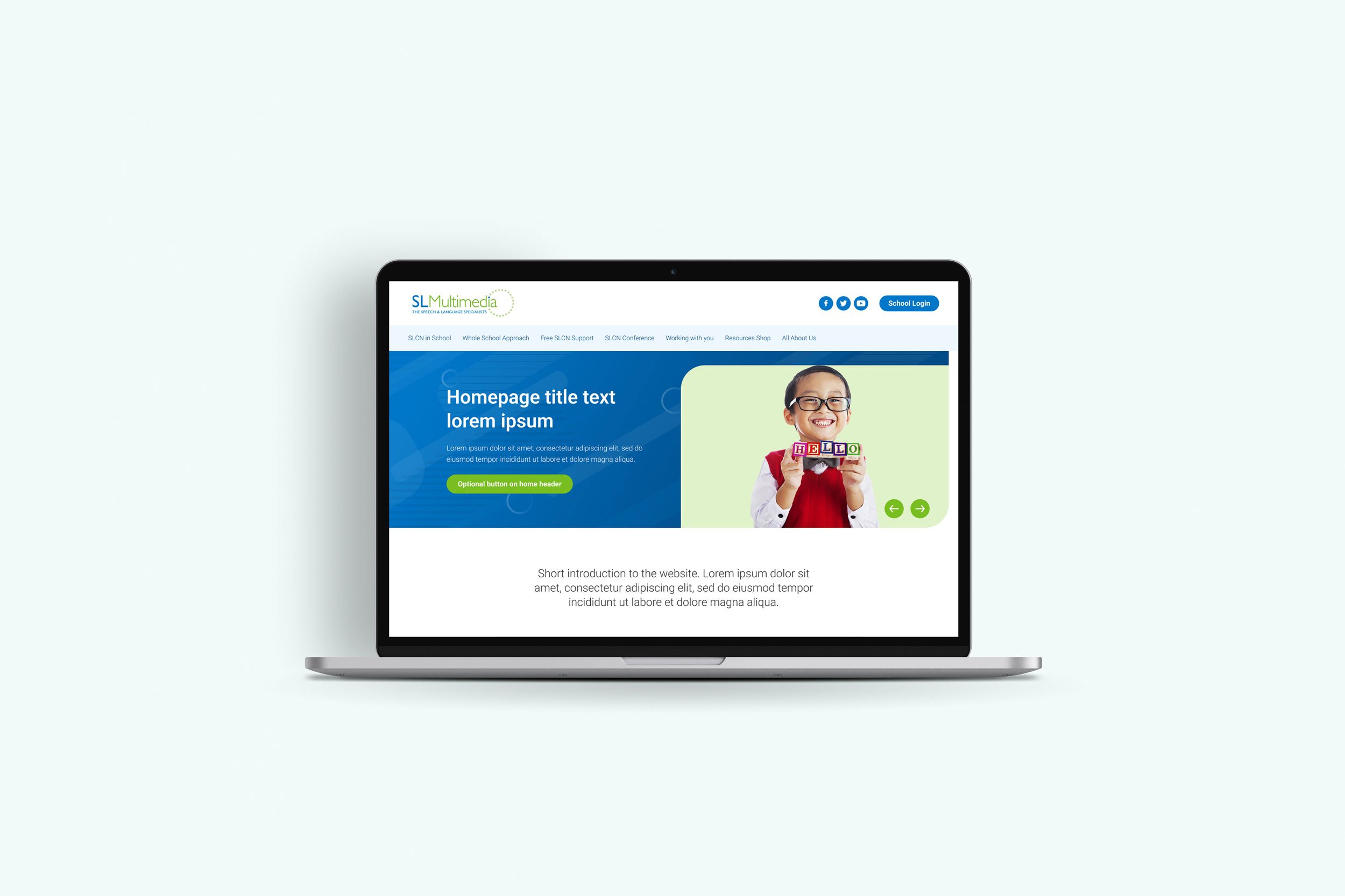 Website UX & UI for Speech Link Multimedia
