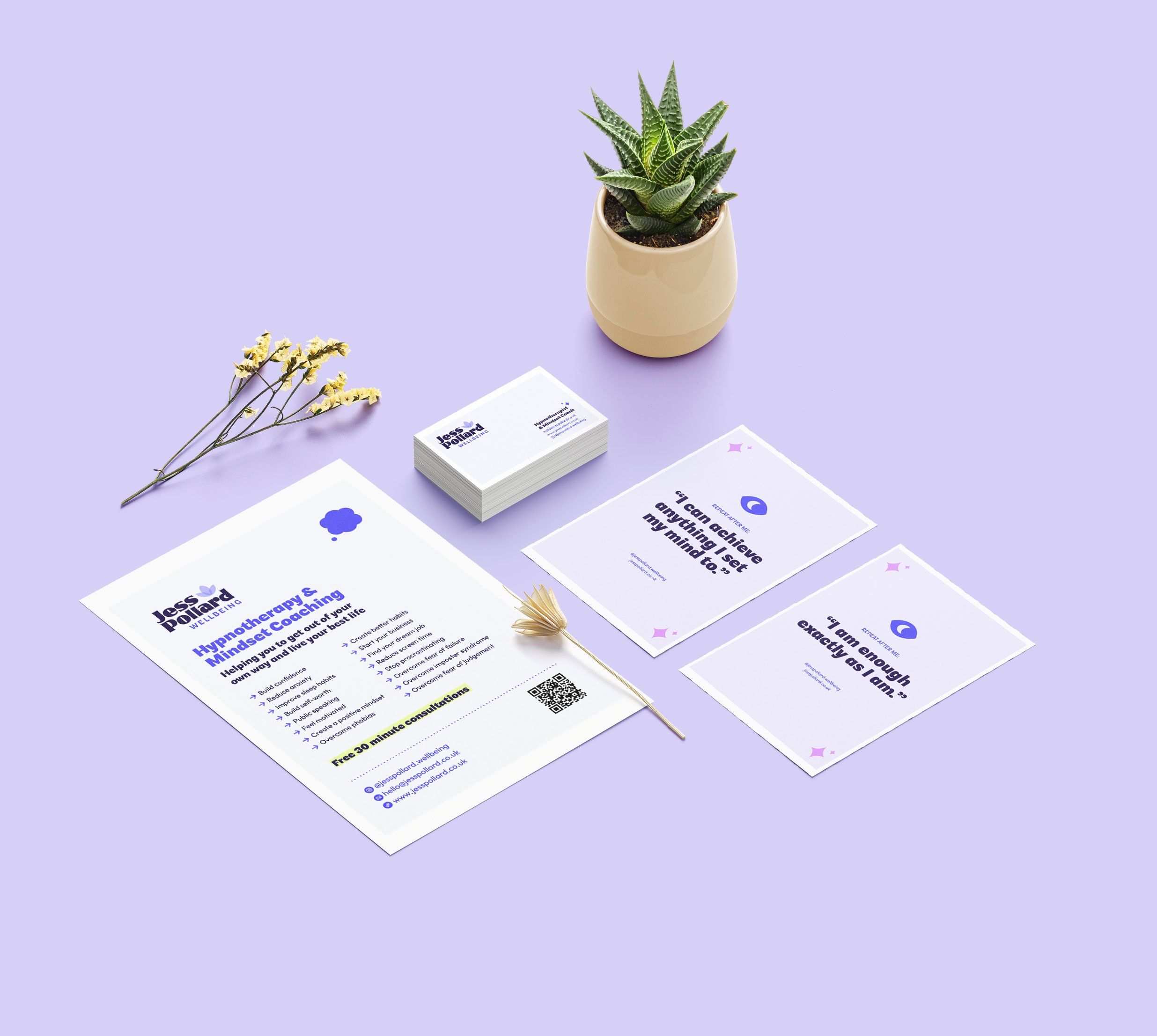 Brand & Website for Jess Pollard Wellbeing