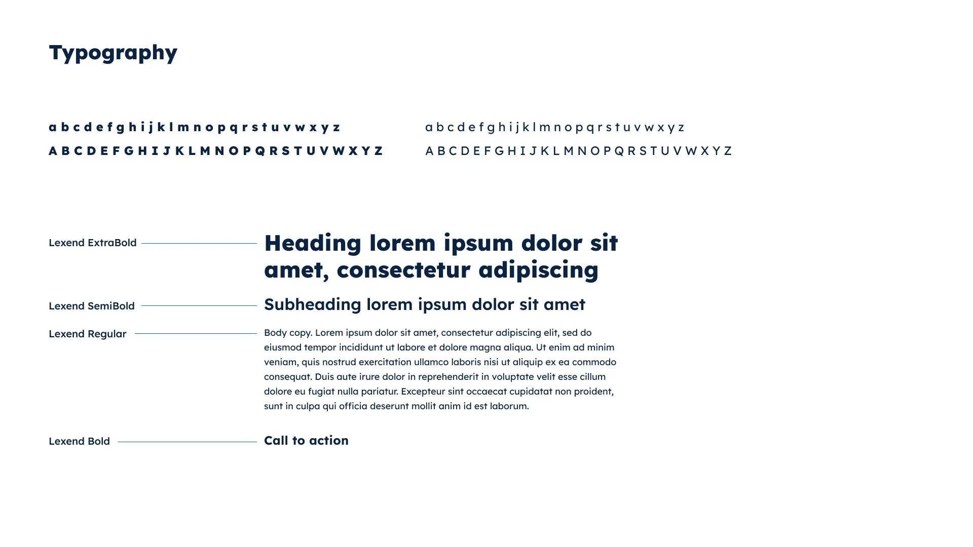 enabled collective brand typography