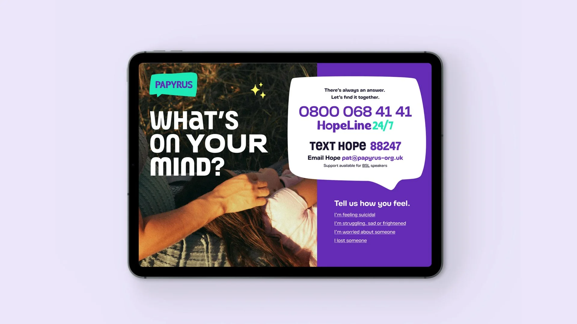 Website UI design for PAPYRUS