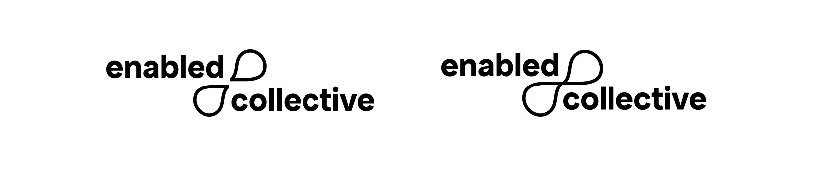 Alternative logo concept for enabled collective