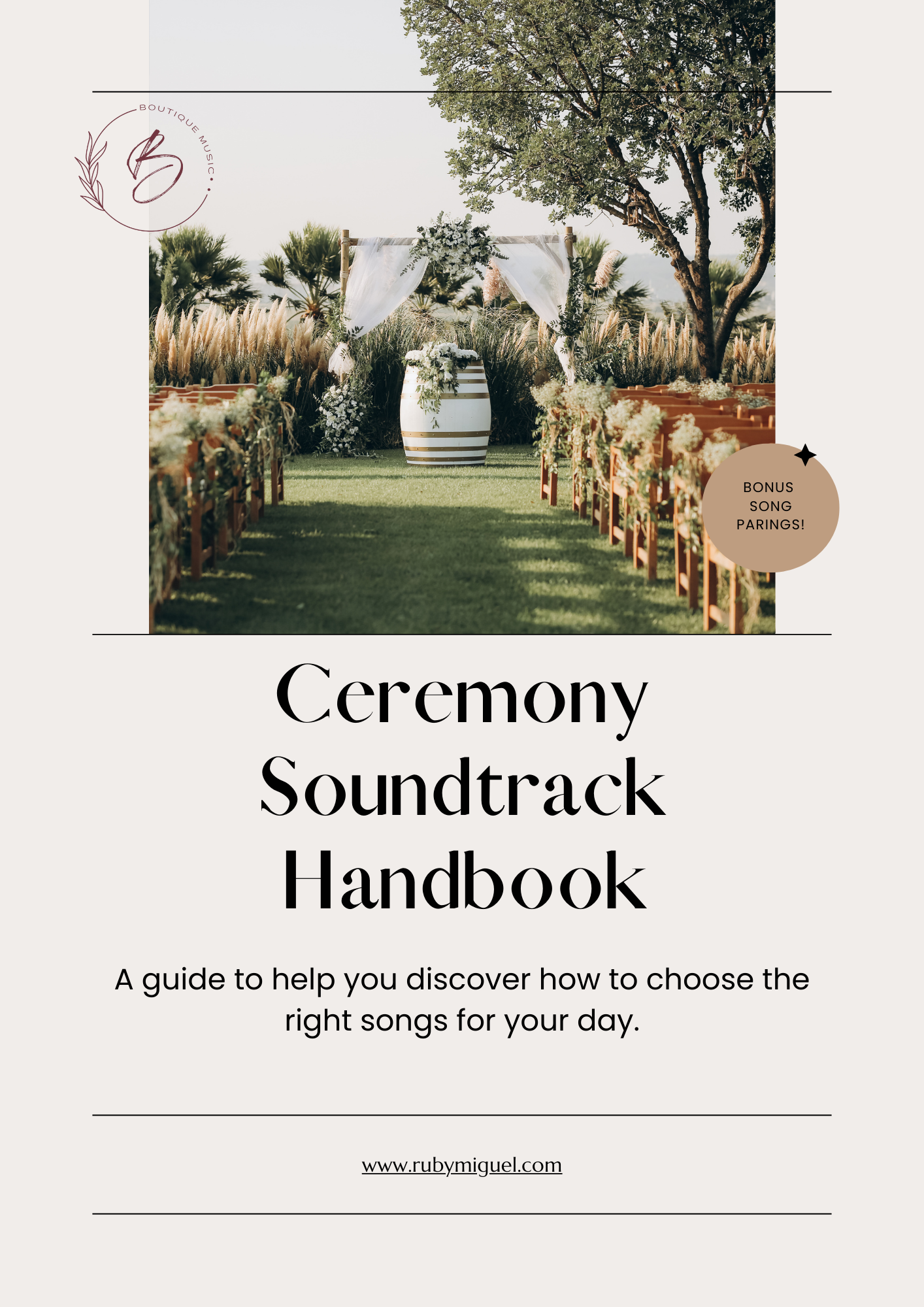 Ceremony Soundtrack Handbook