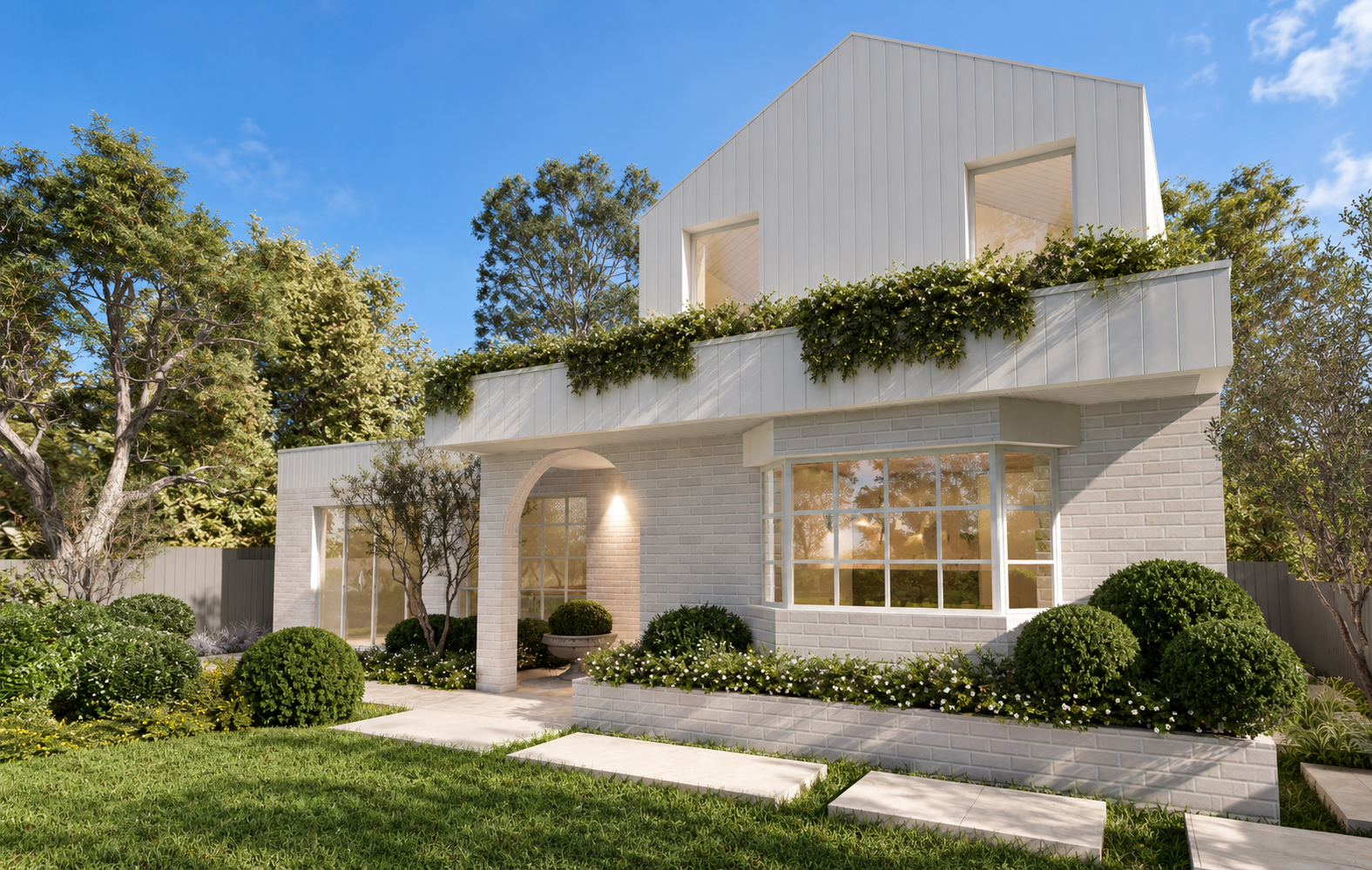 Modern House Amidst Lush Gardens.png