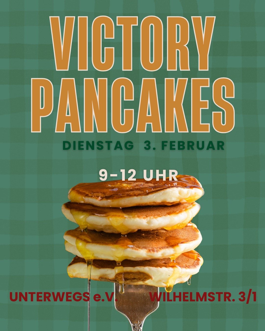 Morgen geht's los! Kommt gerne vorbei :) 

#unterwegst&uuml; #unit&uuml;bingen #wintersemester #studierenint&uuml;bingen #essen #pancakes #gemeinschaft