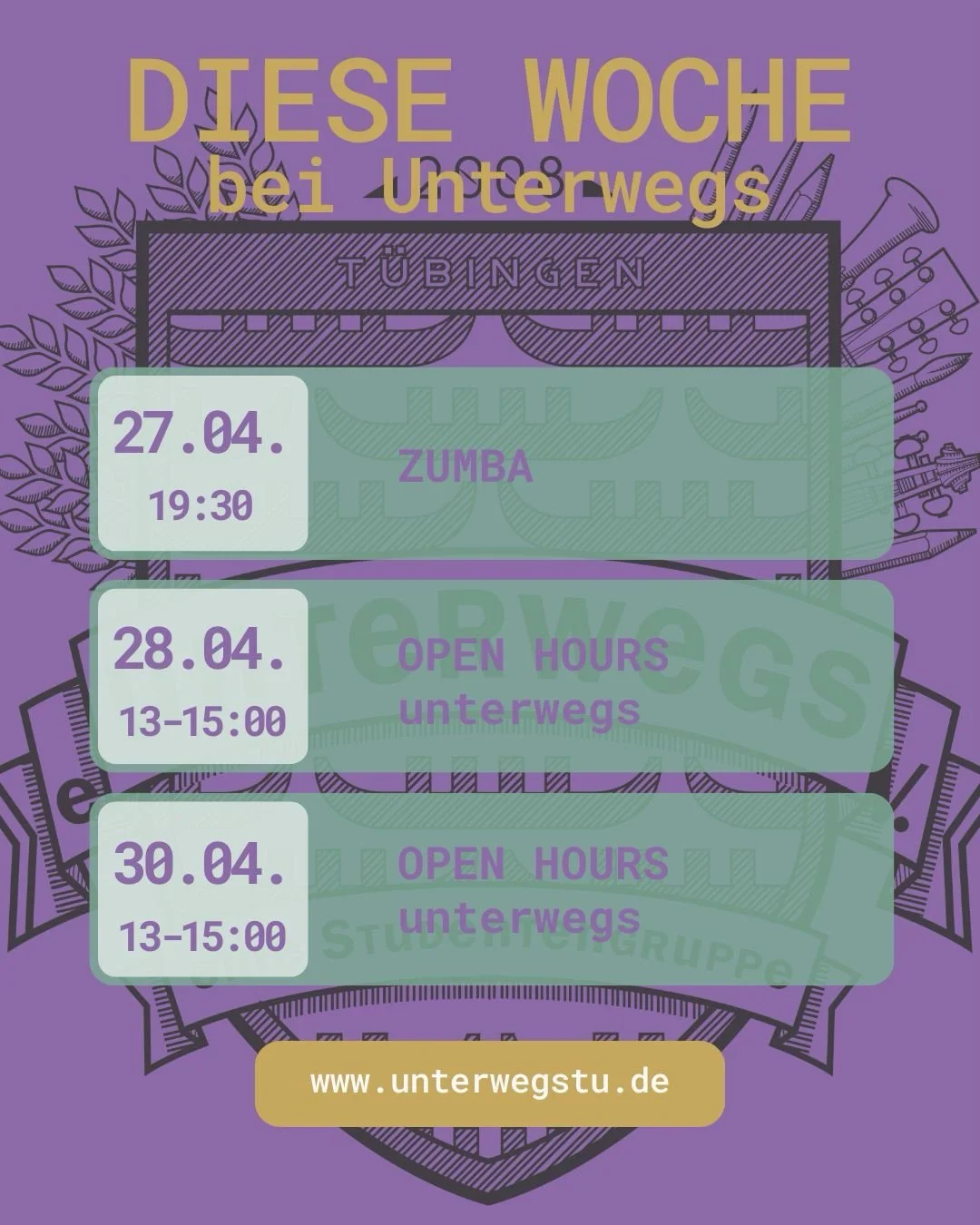 Sehen wir uns diese Woche bei den Open Hours unterwegs? Wir sind in im Caf&eacute; Foyer der Kreuzkirche mit Getr&auml;nken, Spielen und einem offenen Ohr!