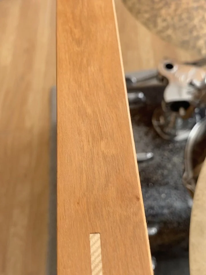 I&rsquo;ve just framed this beautiful old OS map up of the #peakdistrict National Park for the shop. It&rsquo;s framed in a characterfully grained Cherry 🍒 with a conservation Lemon 🍋 window mount. Just the two flavours that pop with the gorgeous p