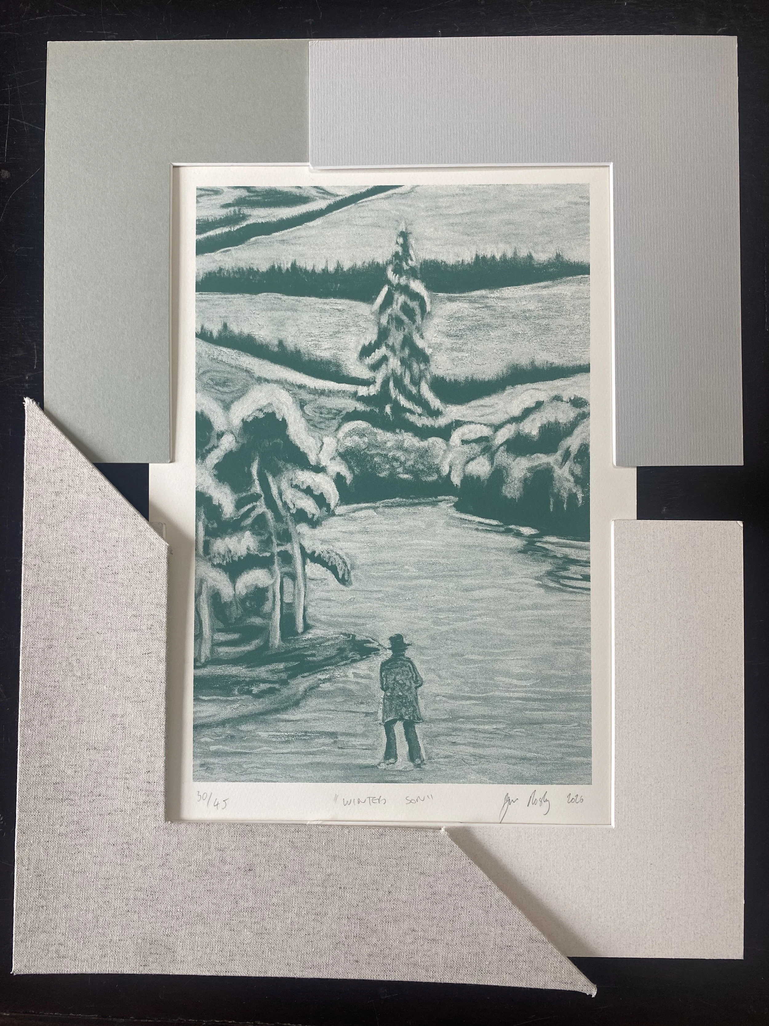 Screenprint by Sheffield artist Ryan Mosley