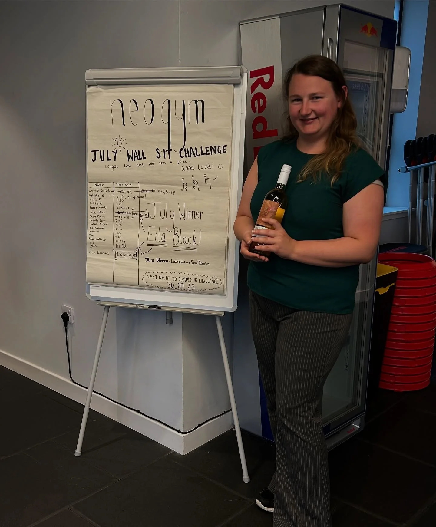 A hugeee well done to Eila who smashed the wall sit challenge out the park, with an impressive time of 08:06 mins!! 👏👏🤸&zwj;♀️

Eila enjoys skating, hockey and riding bikes, making her unbeatable in the wall sit challenge 😆

Our next challenge is