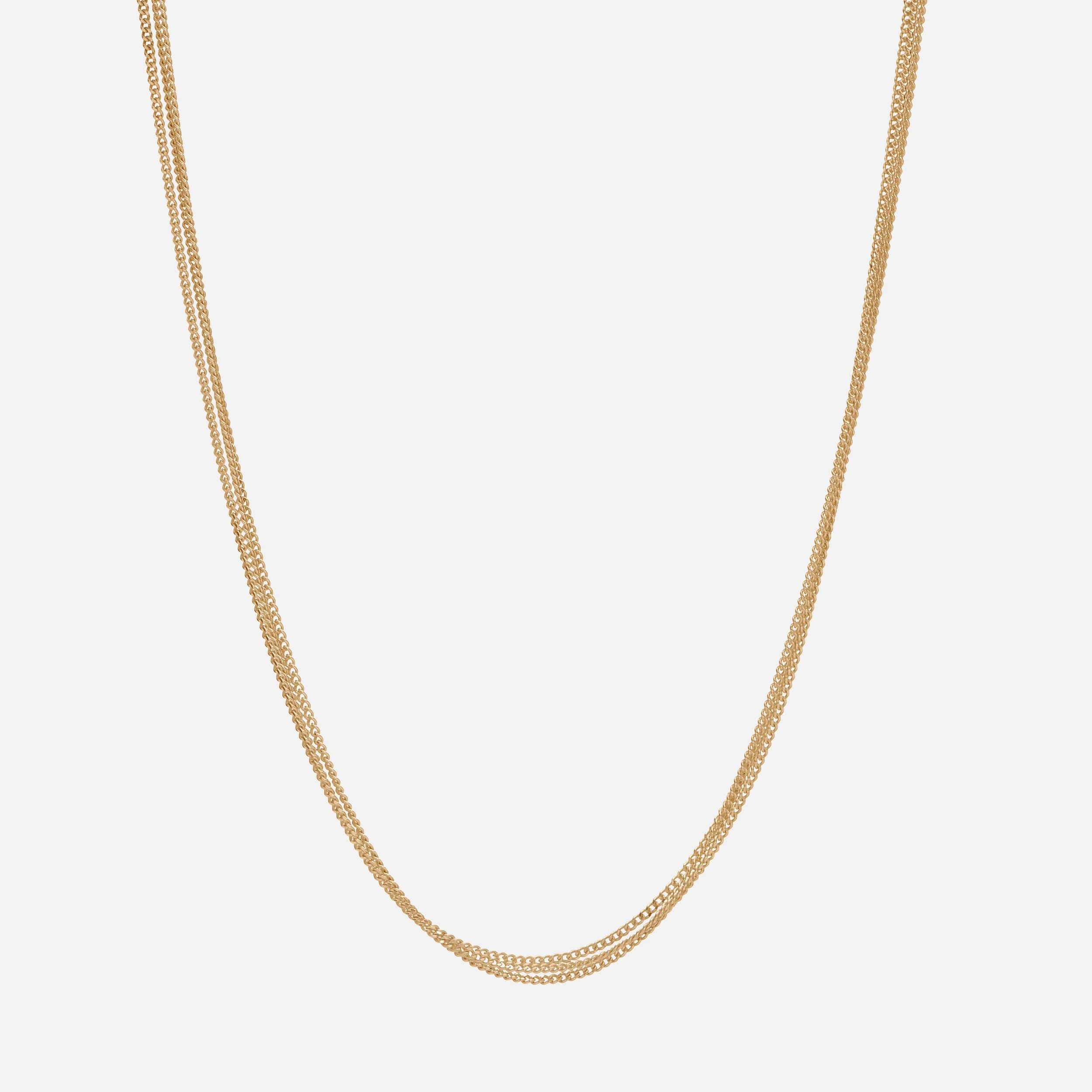 Triple strand necklace
